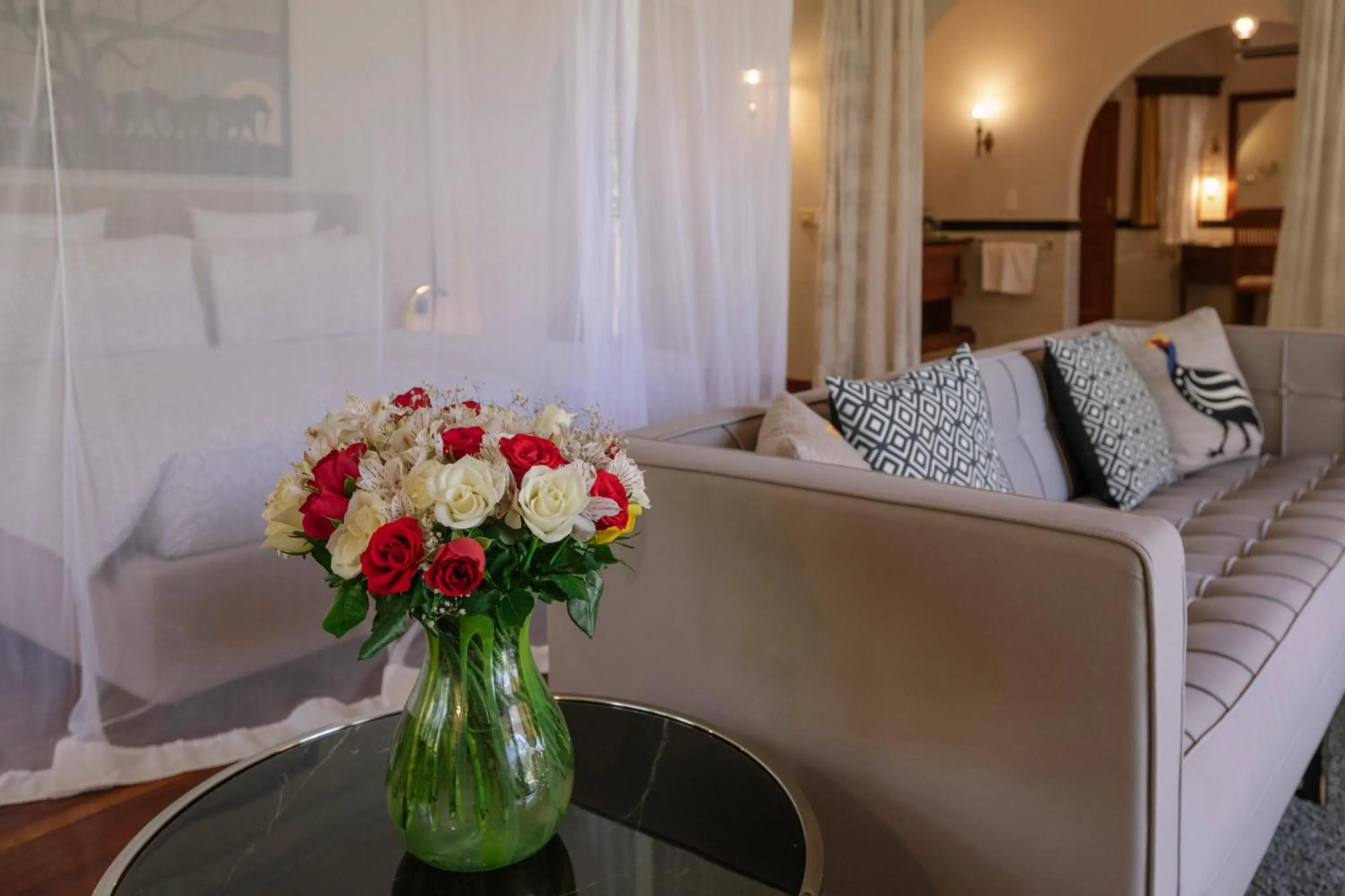 Bedroom in Ocean Beach Resort & SPA