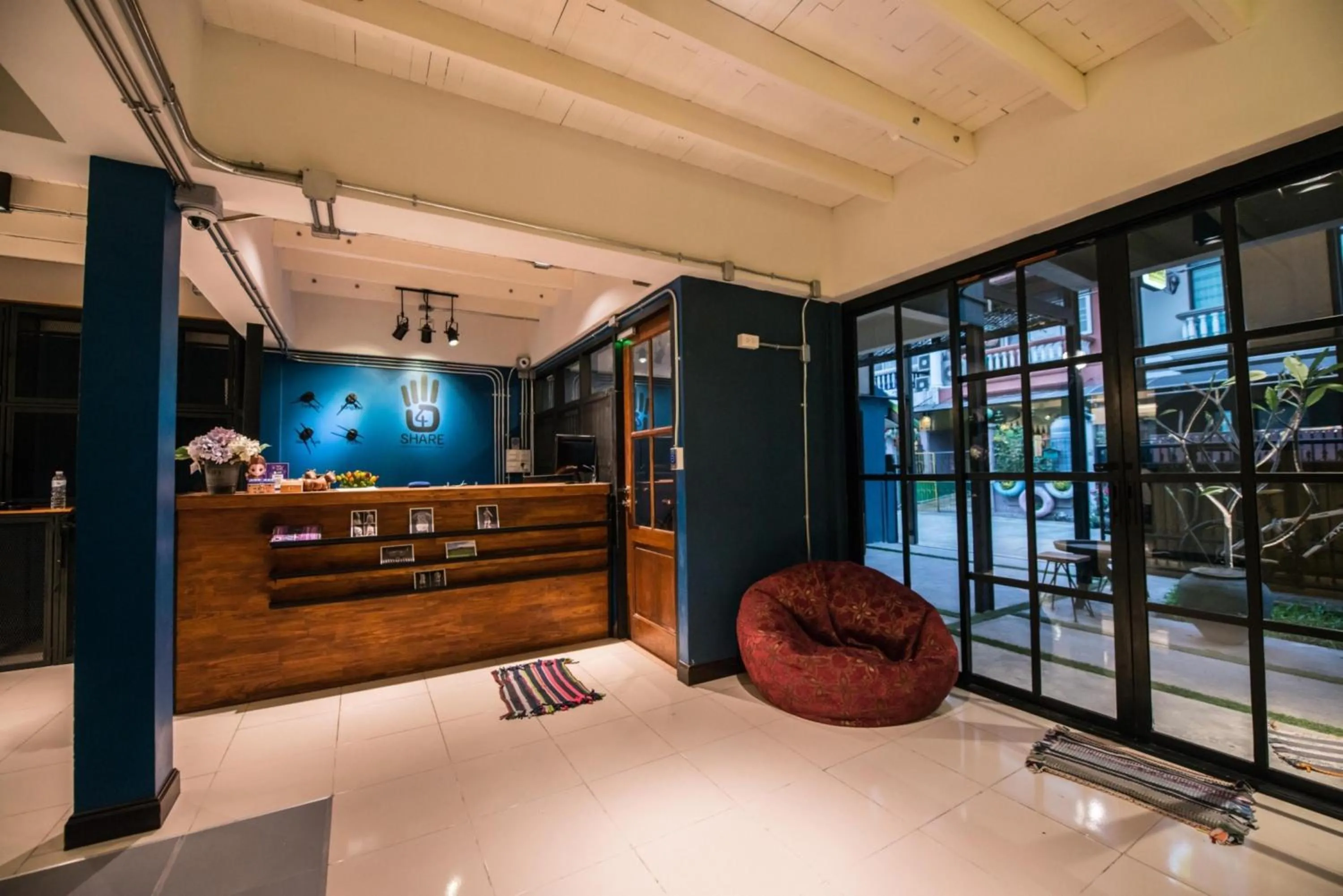 Lobby or reception in 4SHARE Hostel