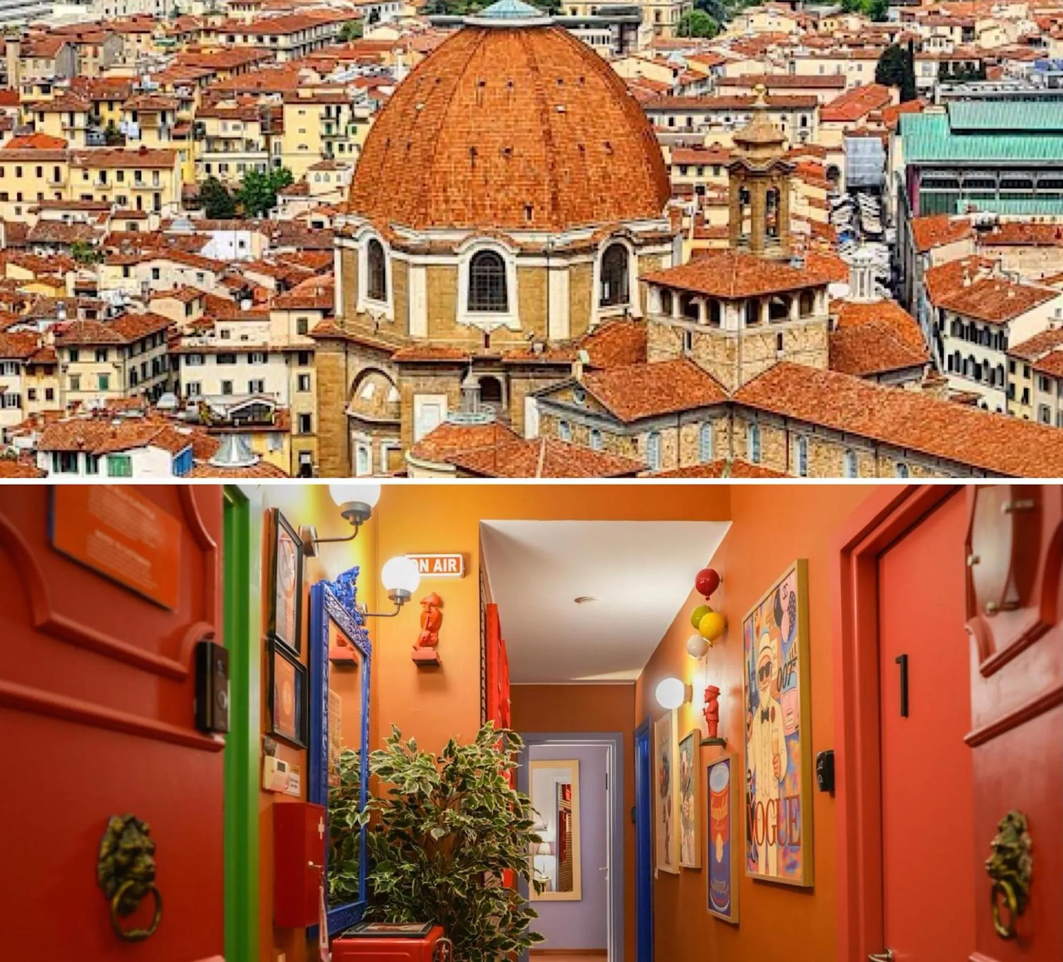 City view in BOBOTEL Rooms in City Center