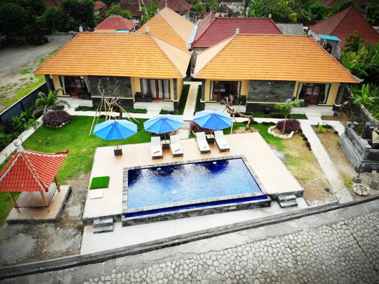 Bird's eye view in Cave Beach Bungalow