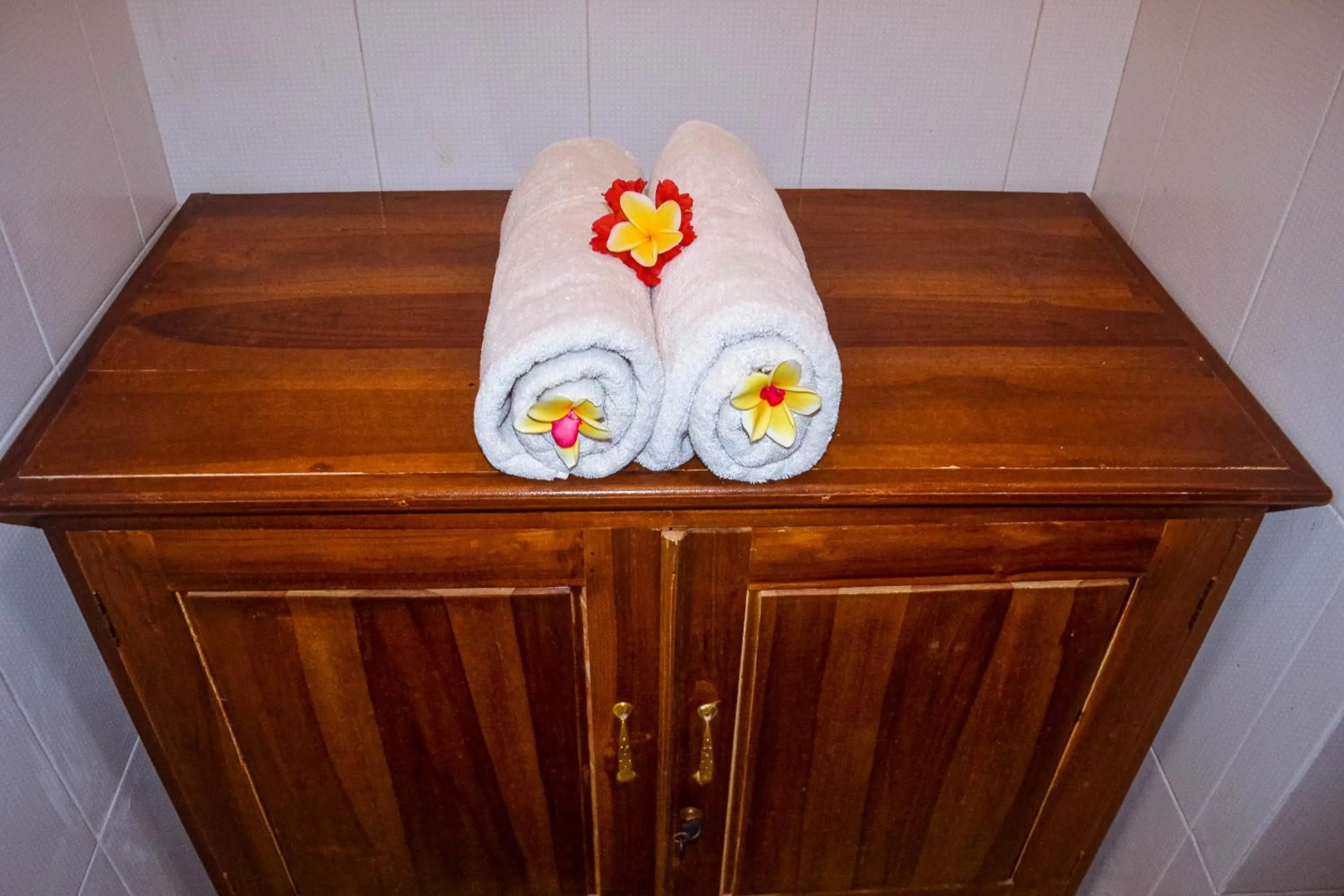 towels in Cave Beach Bungalow