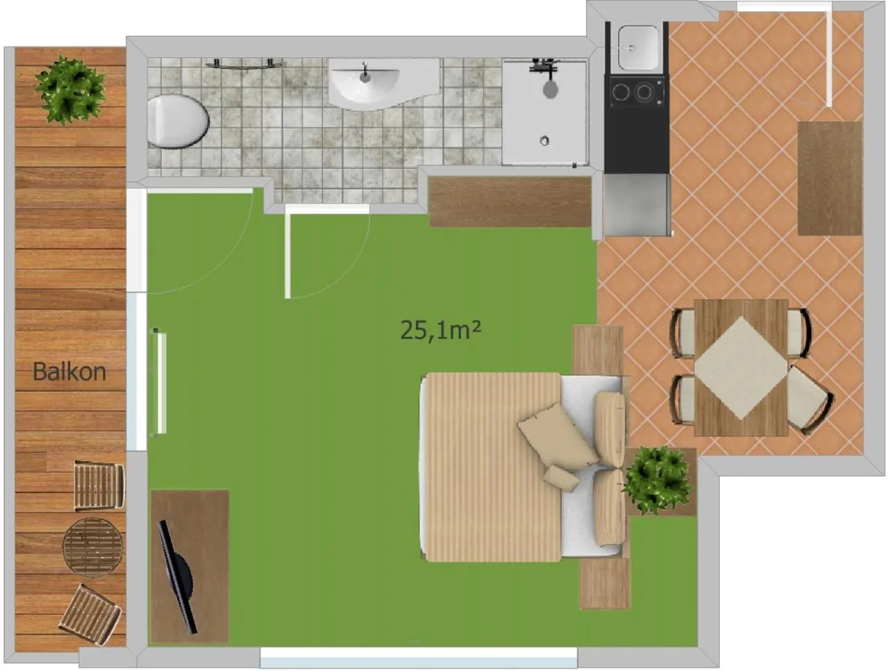 Floor plan in Haus Wegscheider