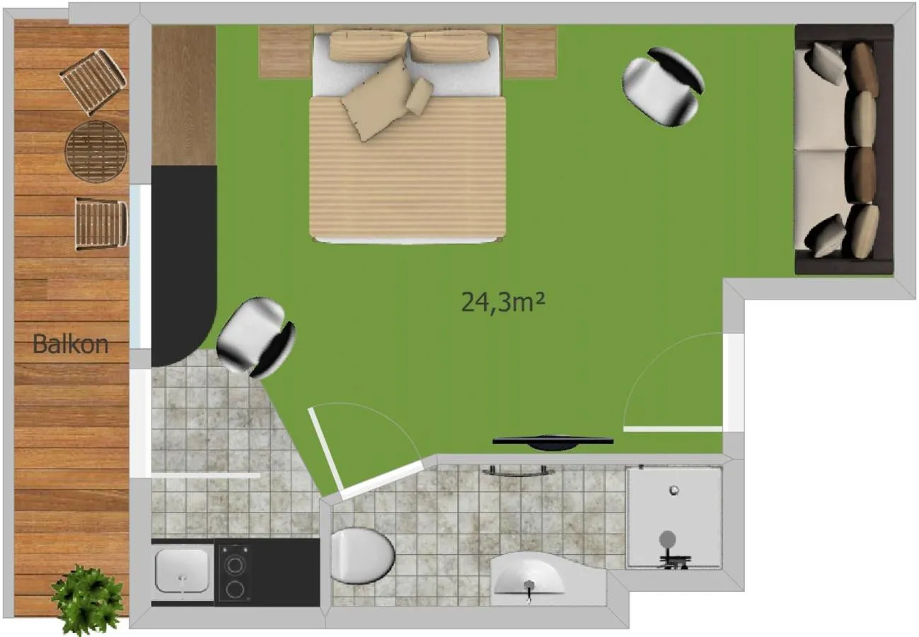 Floor plan in Haus Wegscheider