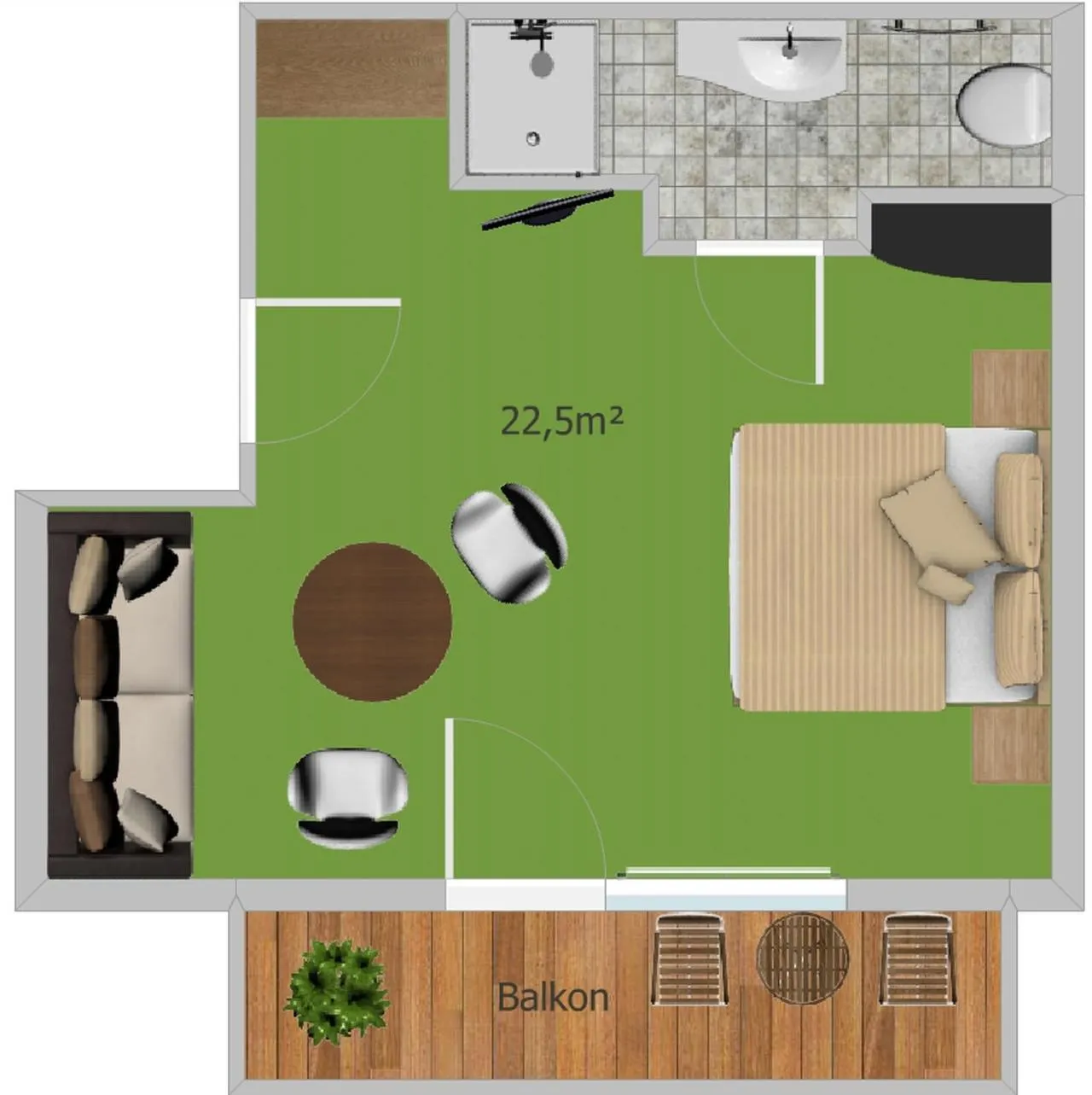 Floor plan in Haus Wegscheider