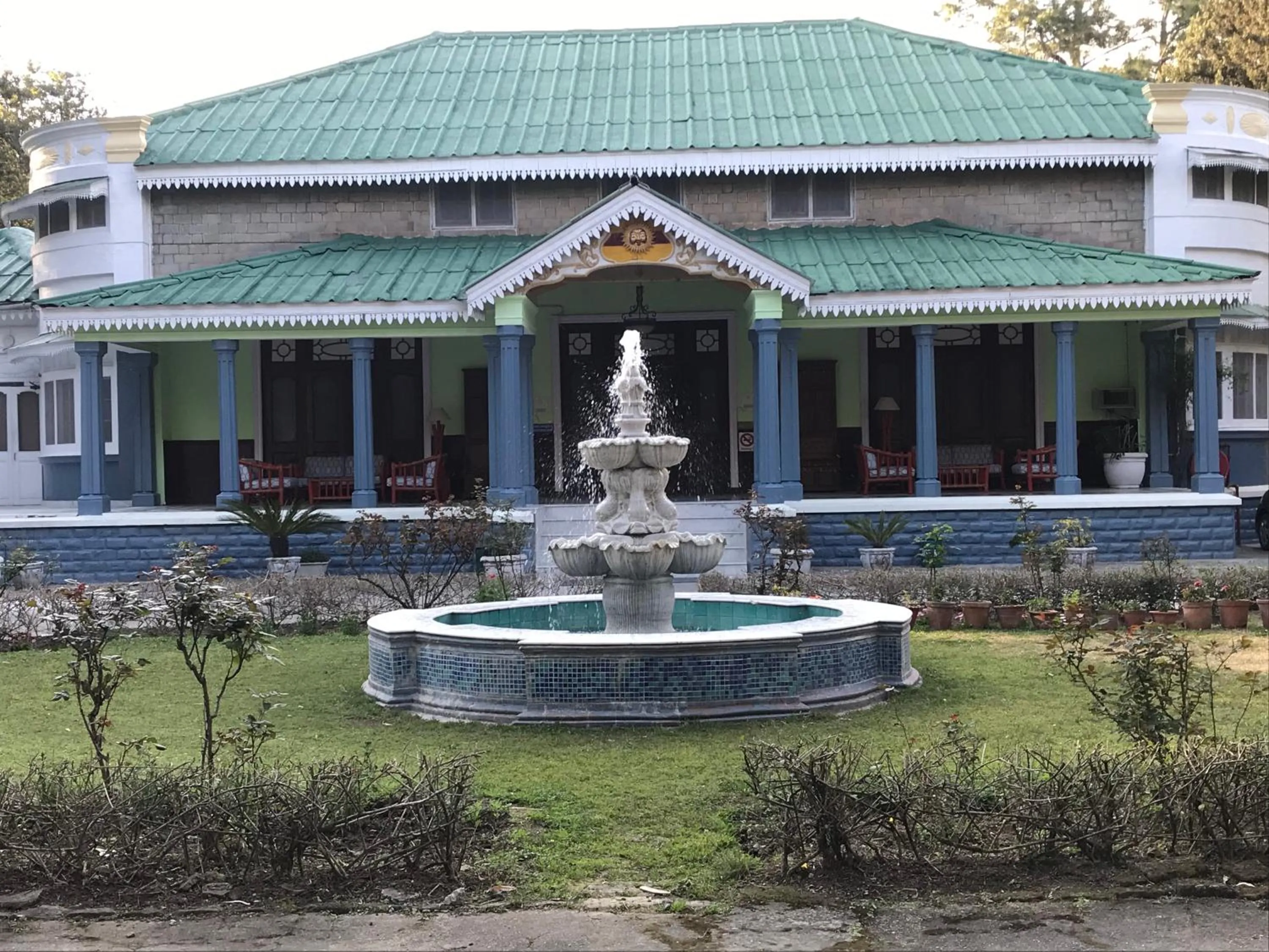 Garden in WelcomHeritage Taragarh Palace