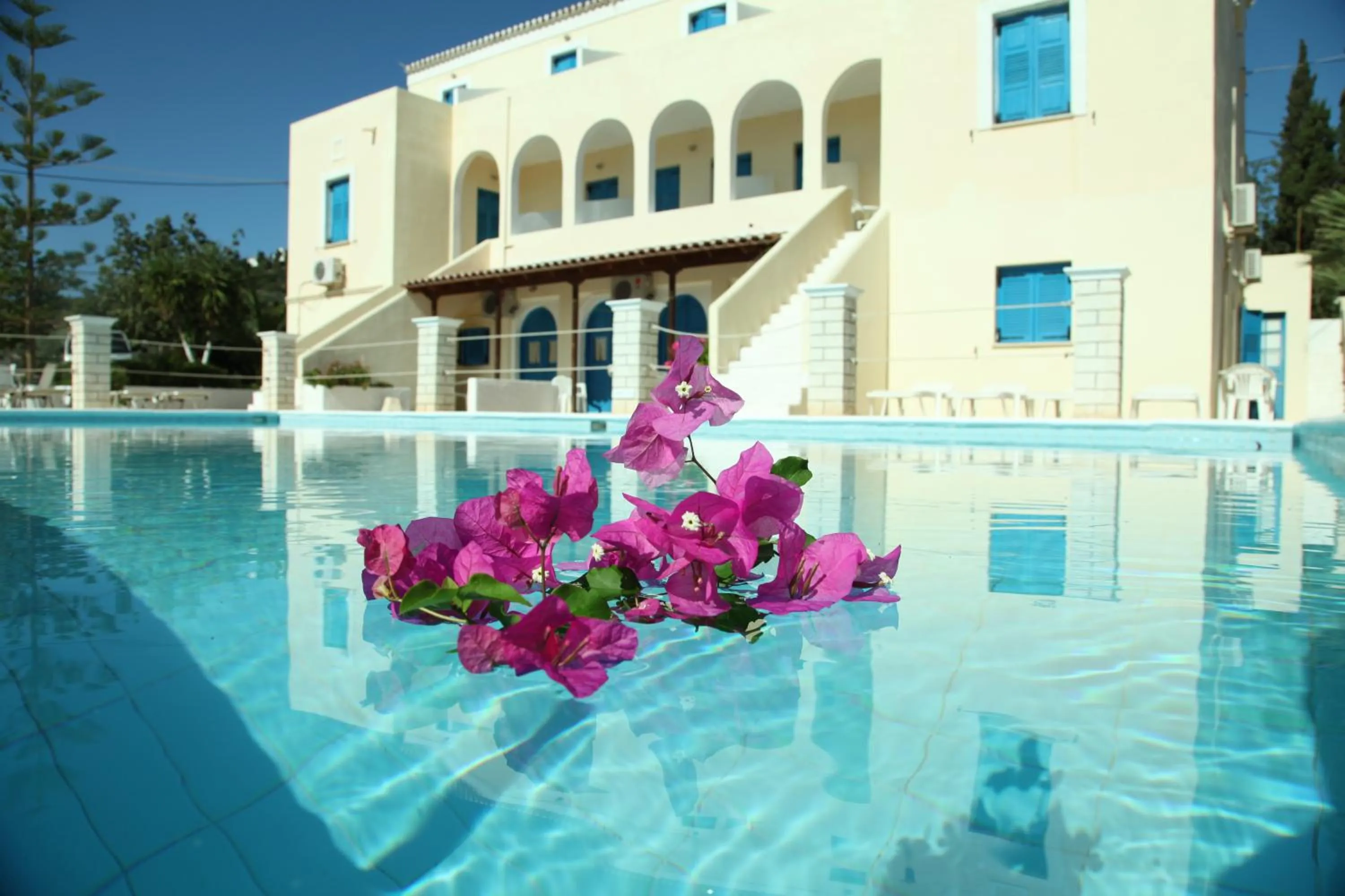 Property building in Lianos Hotel Apartments