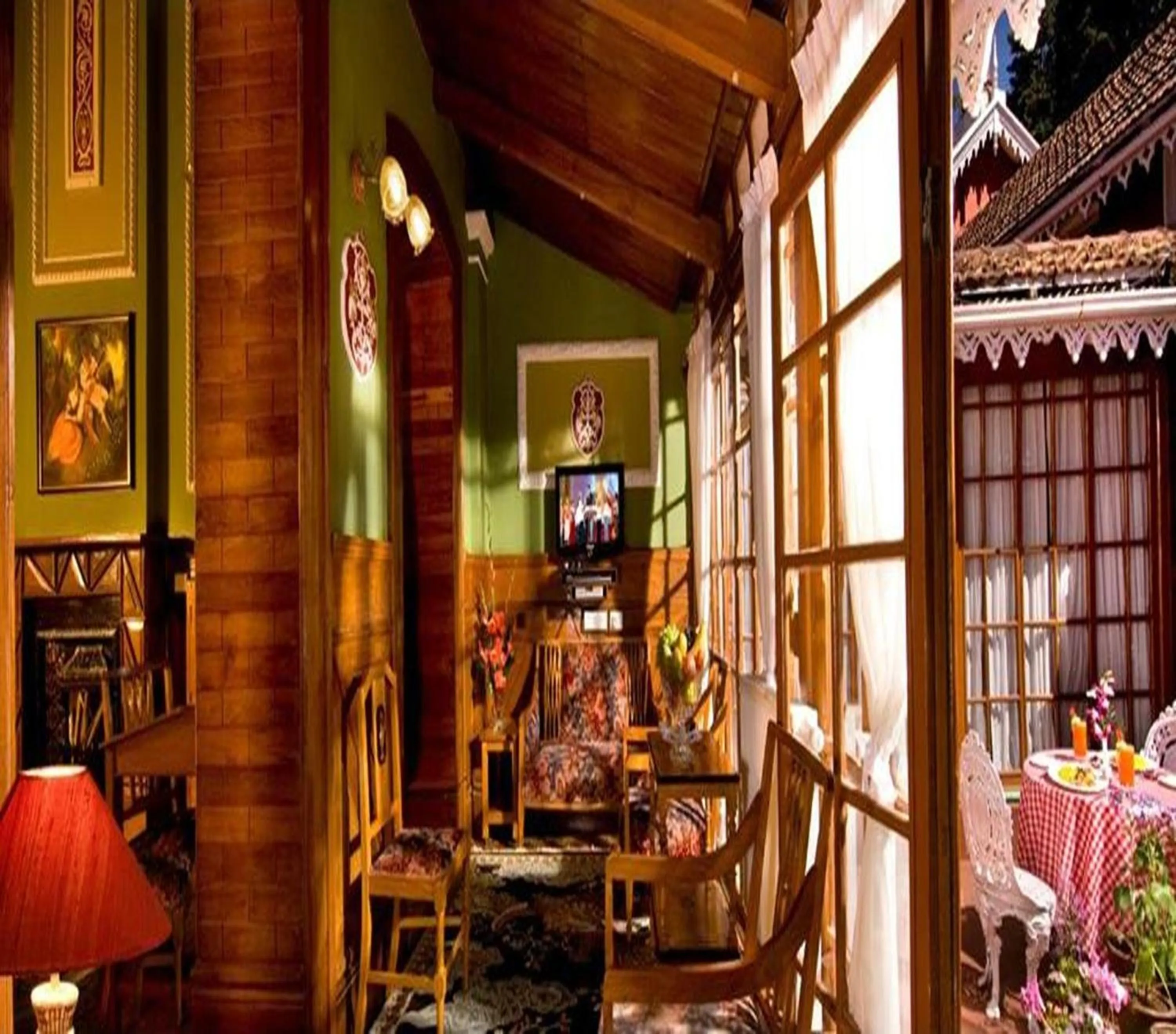 Seating area in WelcomHeritage Fernhills Royal Palace