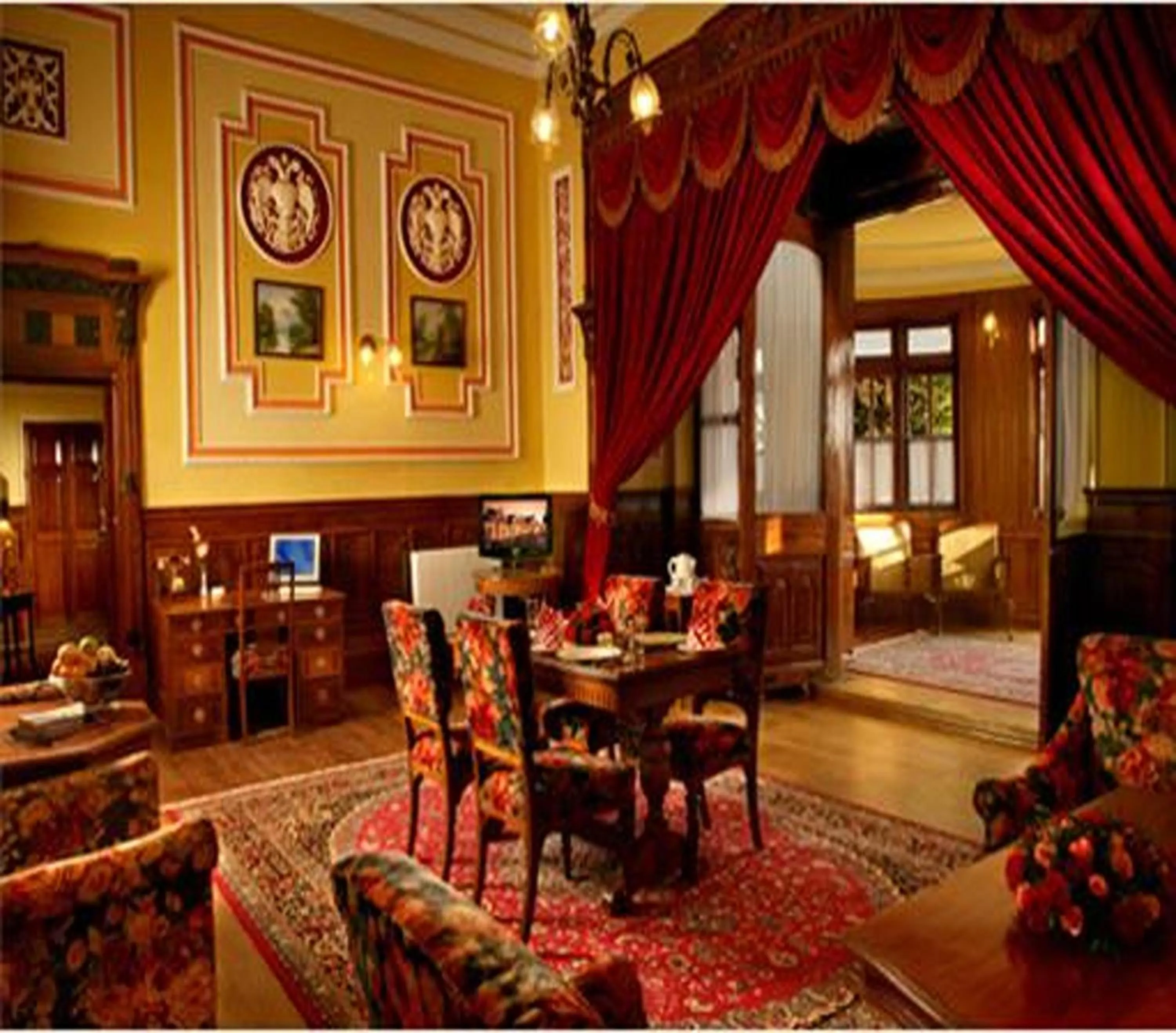 Seating area in WelcomHeritage Fernhills Royal Palace