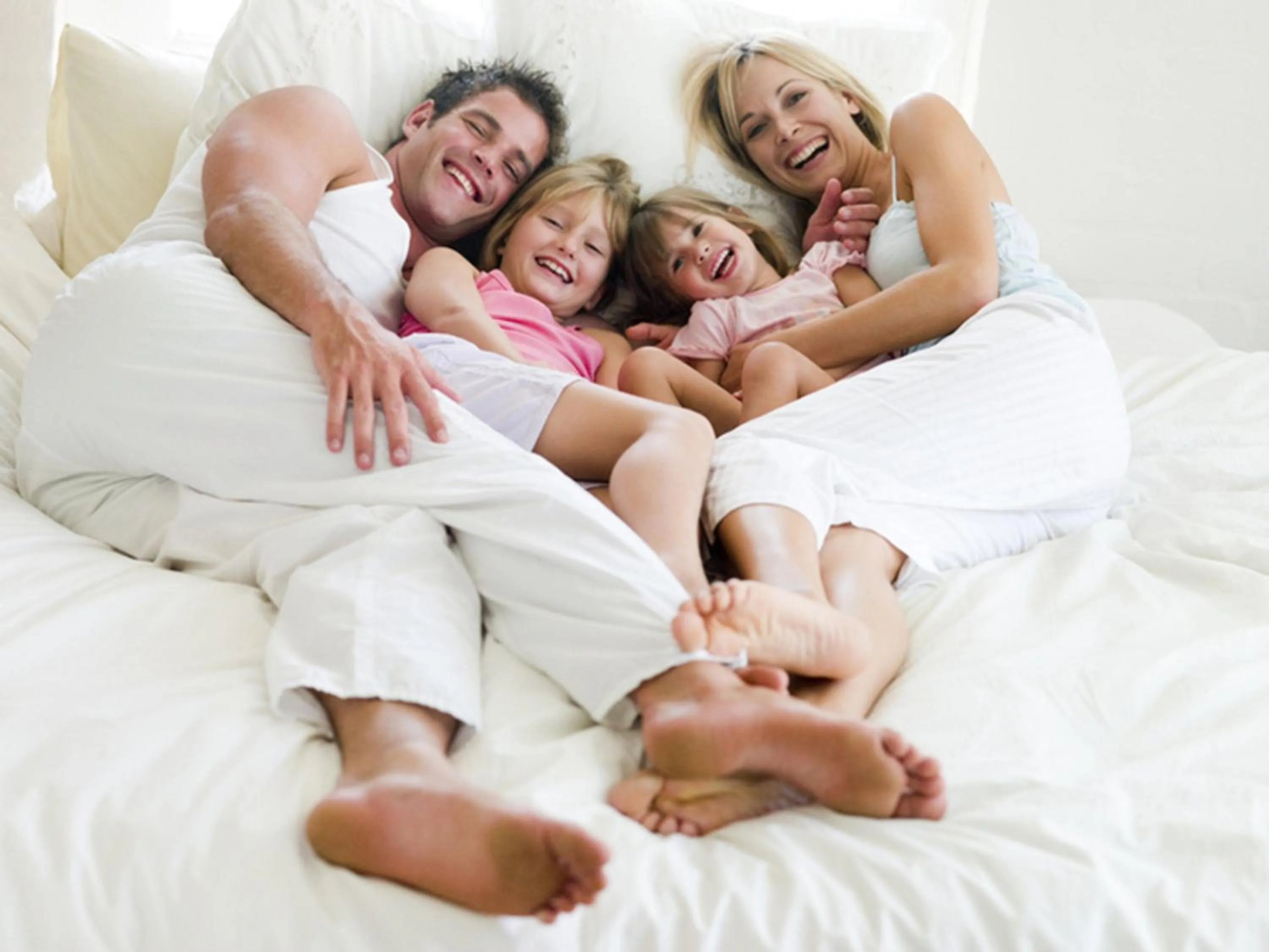 Family, Bed in Moselstern Parkhotel Krähennest