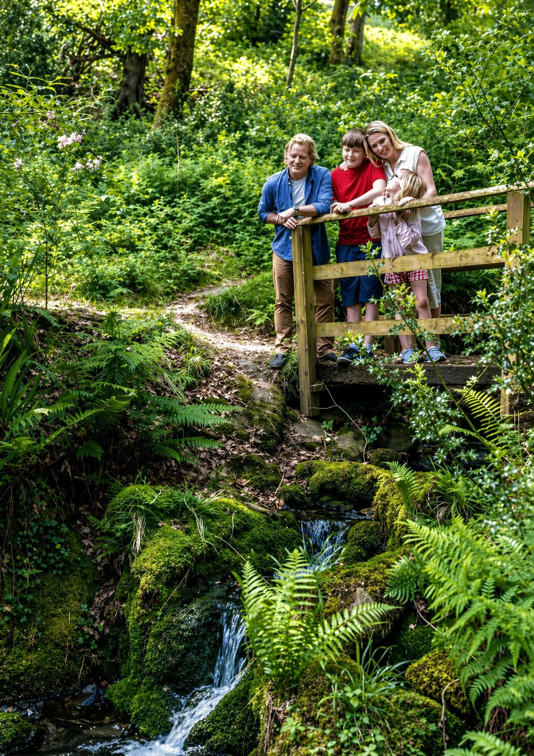 Natural landscape in Aberdunant Hall Holiday Park