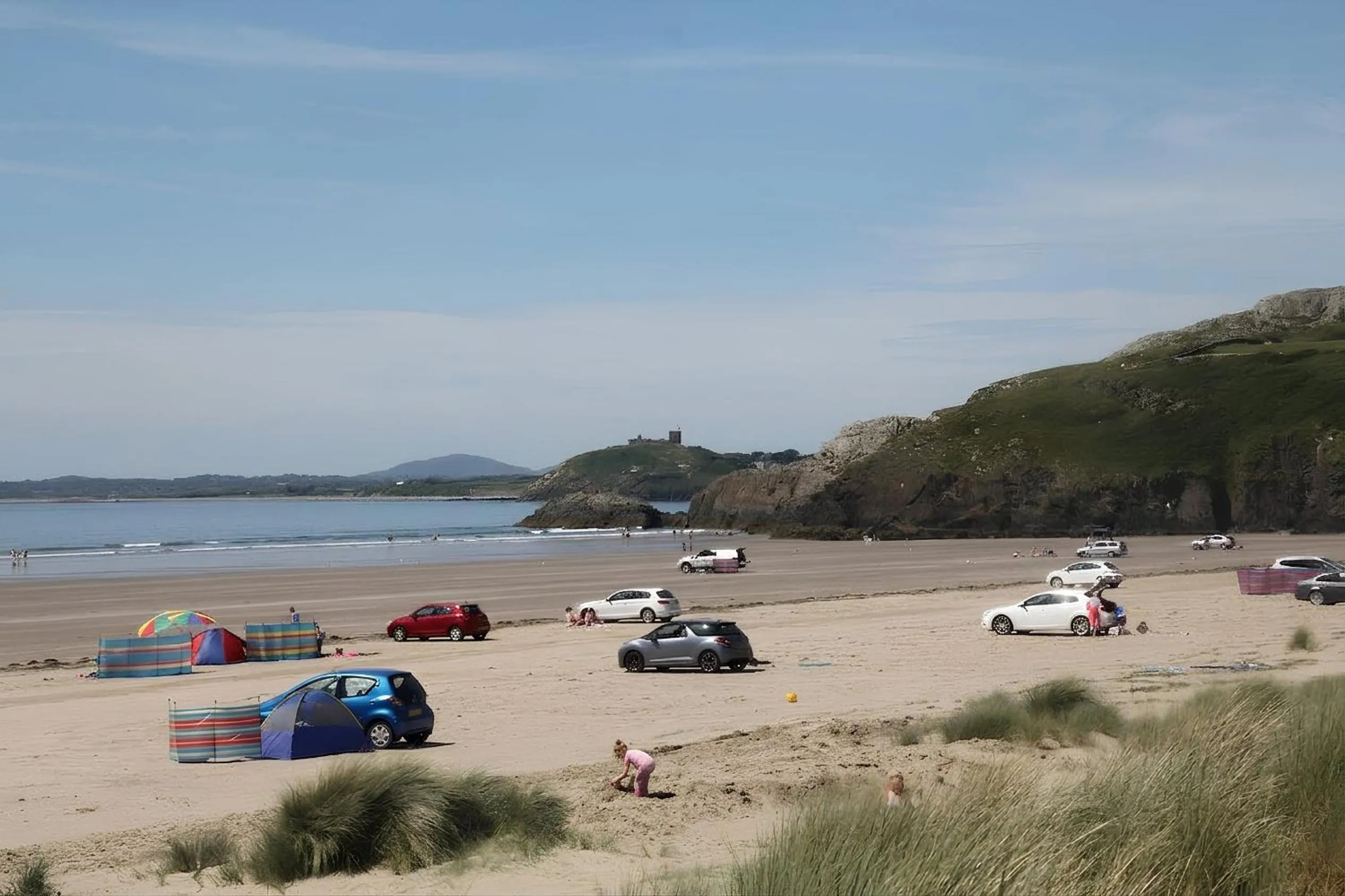 Beach in Aberdunant Hall Holiday Park