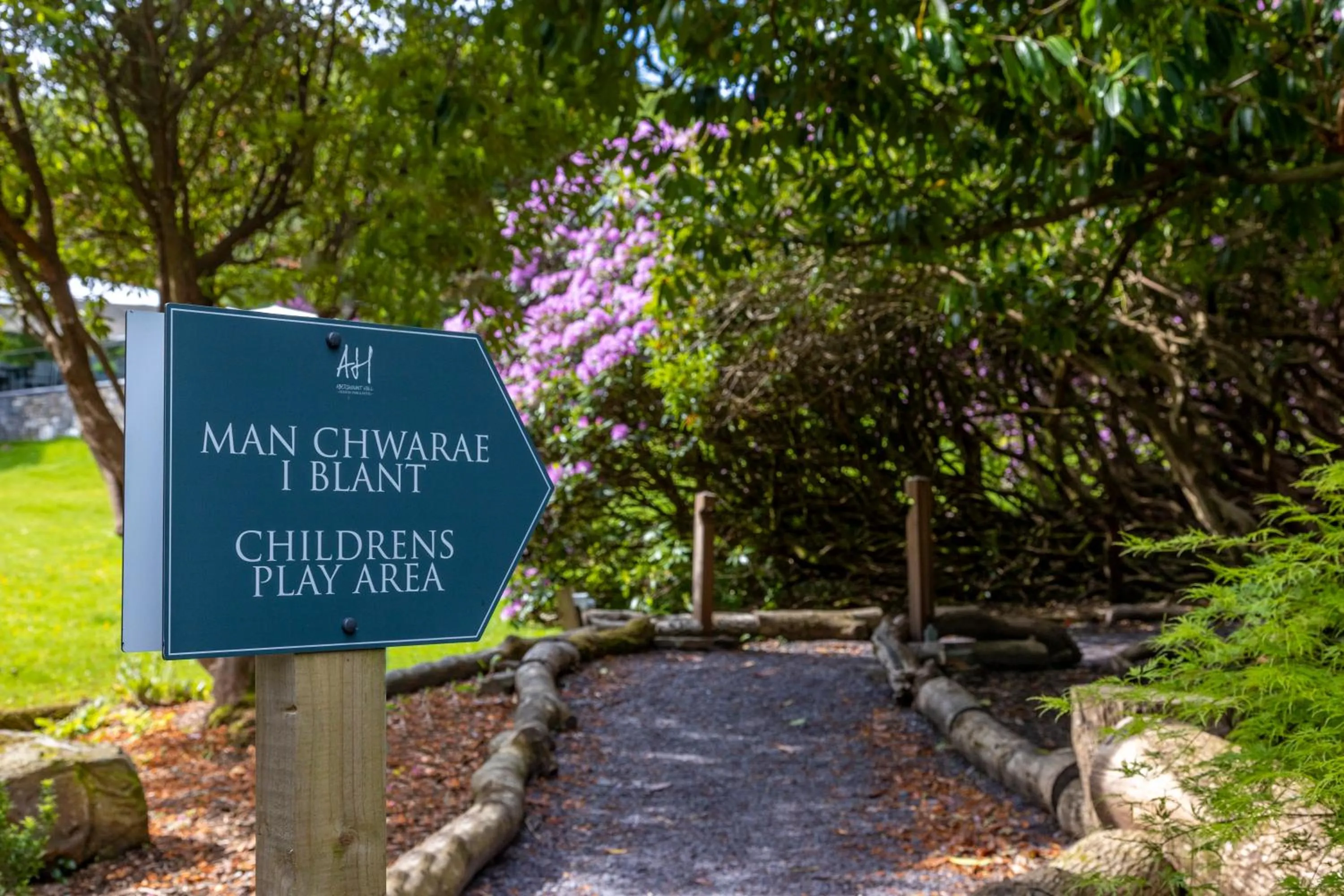 Children play ground in Aberdunant Hall Holiday Park