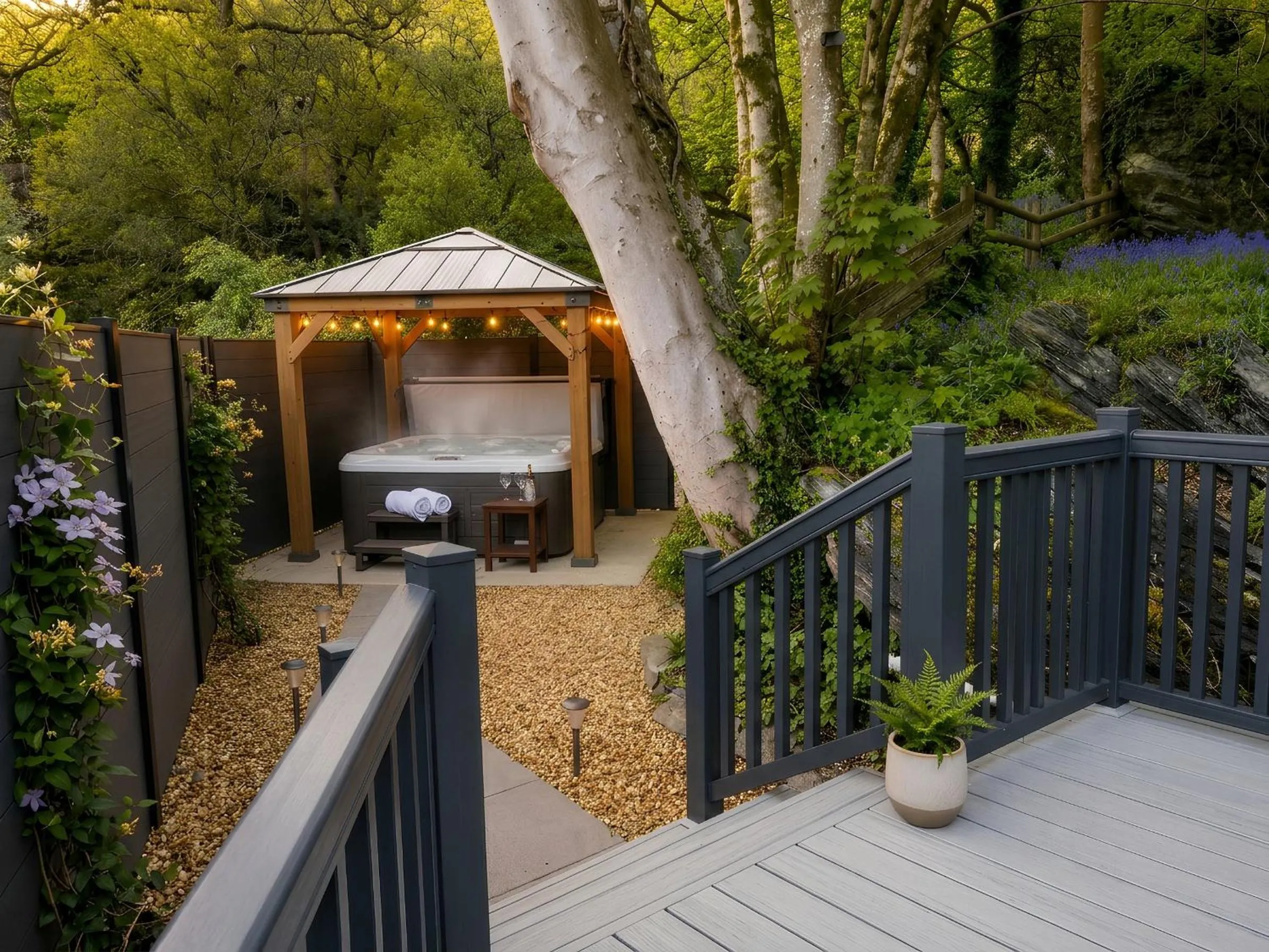 Spring in Aberdunant Hall Holiday Park