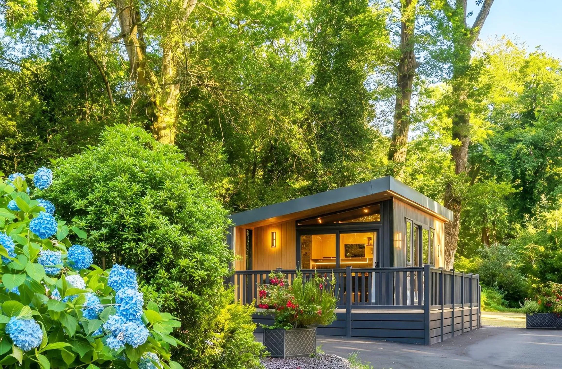 Property building in Aberdunant Hall Holiday Park