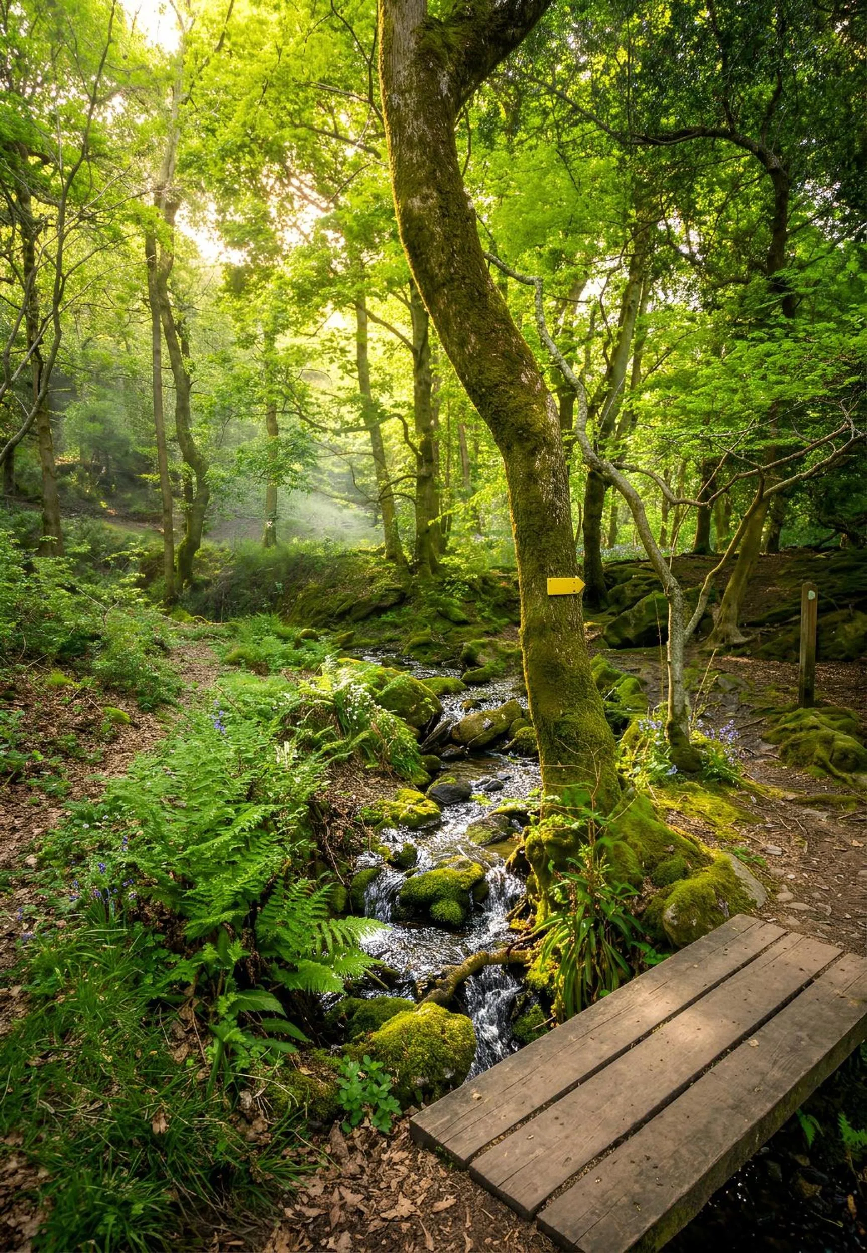Natural landscape in Aberdunant Hall Holiday Park