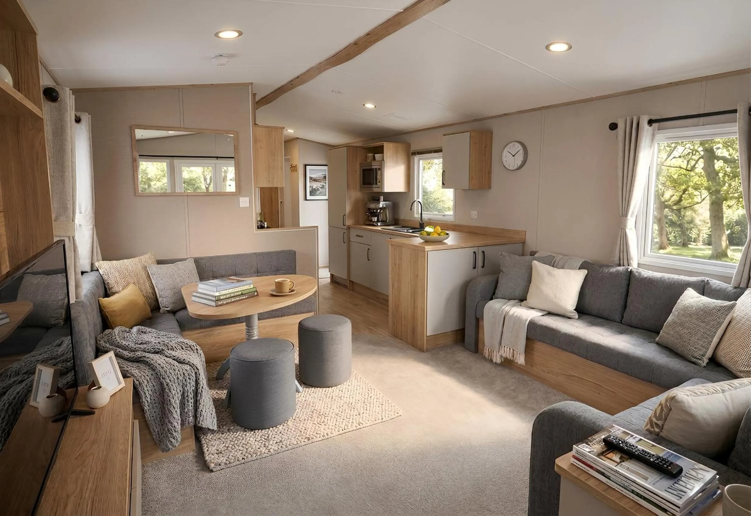 TV and multimedia in Aberdunant Hall Holiday Park