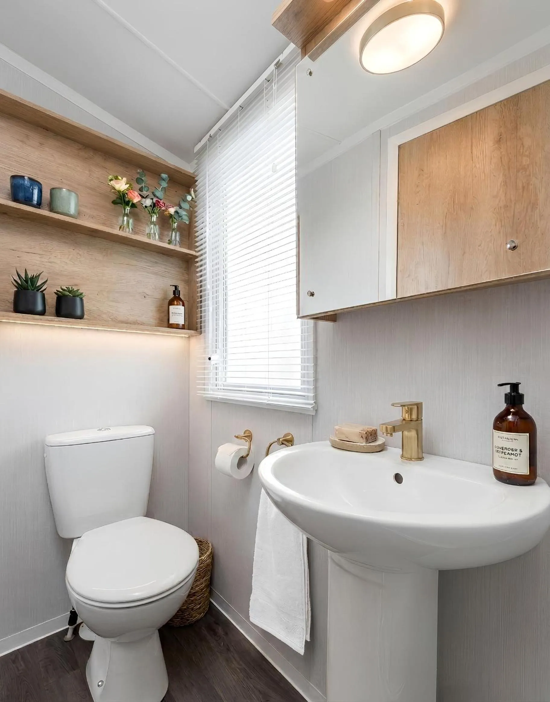 Toilet in Aberdunant Hall Holiday Park