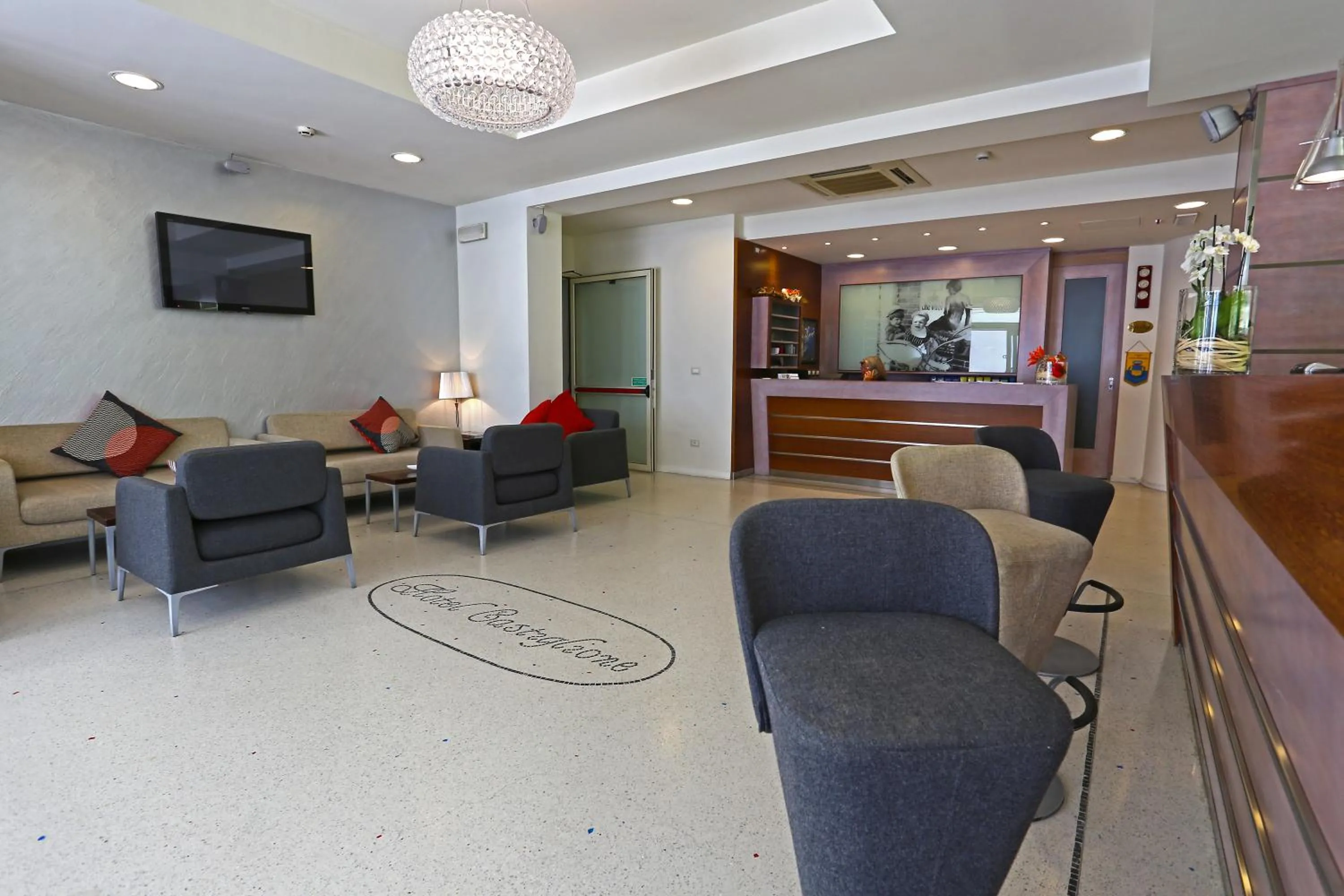 Lobby or reception in Hotel Castiglione