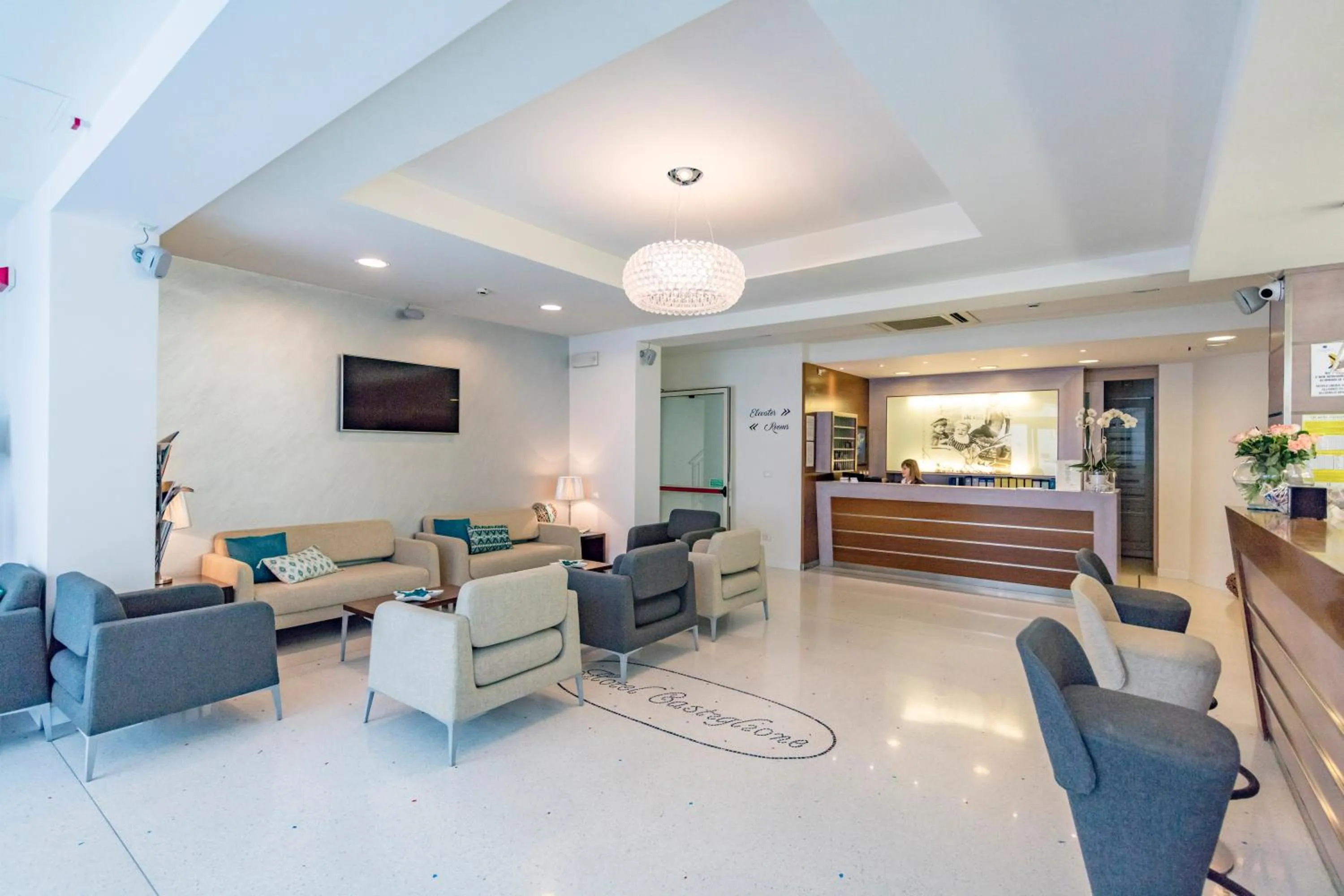 Lobby or reception in Hotel Castiglione