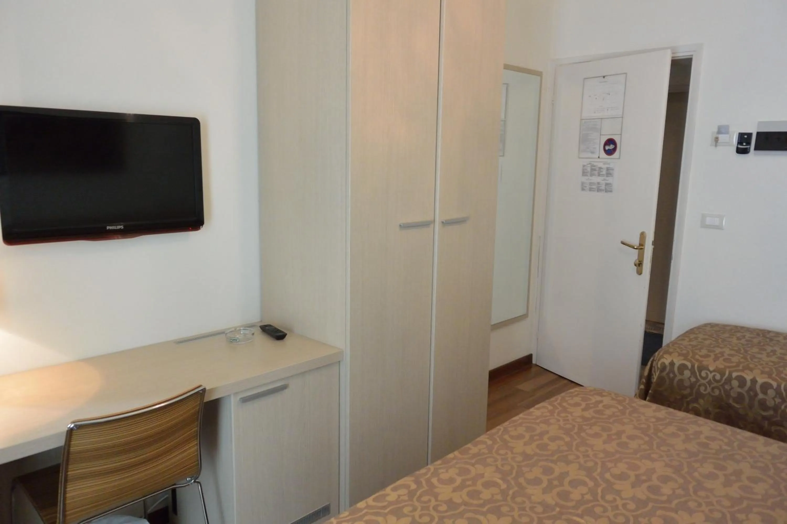 Decorative detail, Bed in Hotel Castiglione