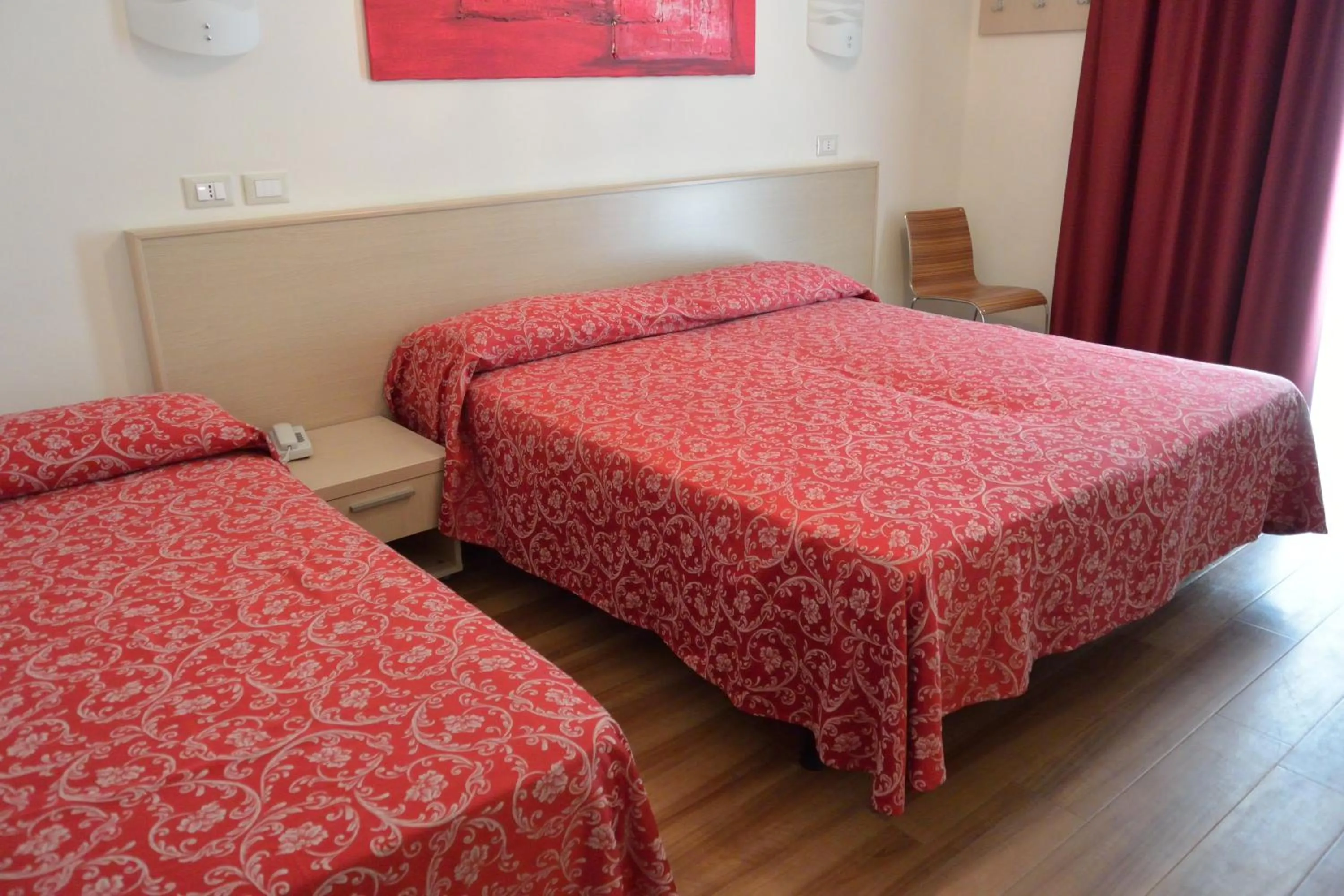 Bed in Hotel Castiglione
