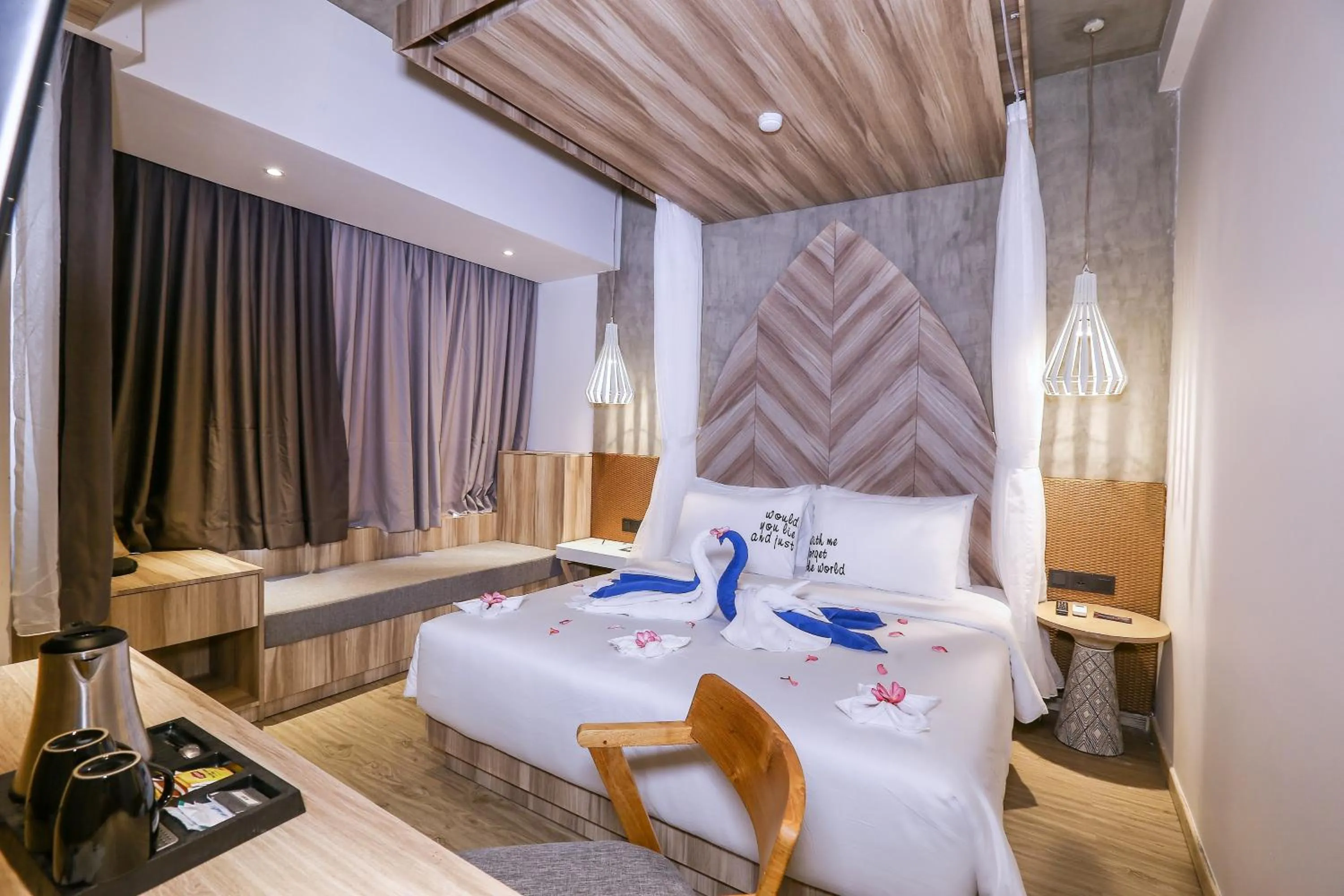 Bed in Marc Hotel Gili Trawangan