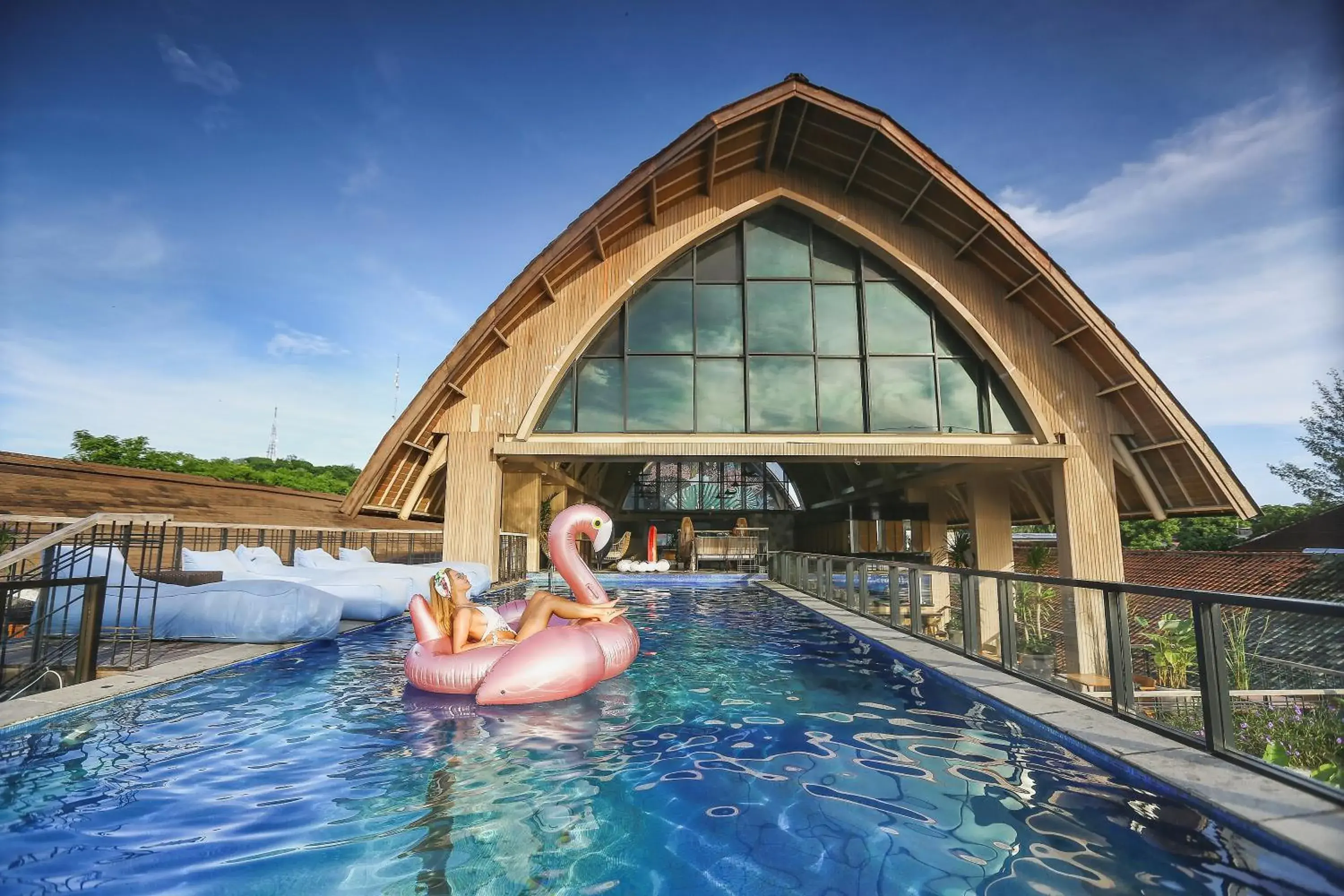 Swimming pool in Marc Hotel Gili Trawangan Swimming pool in Marc Hotel Gili Trawangan