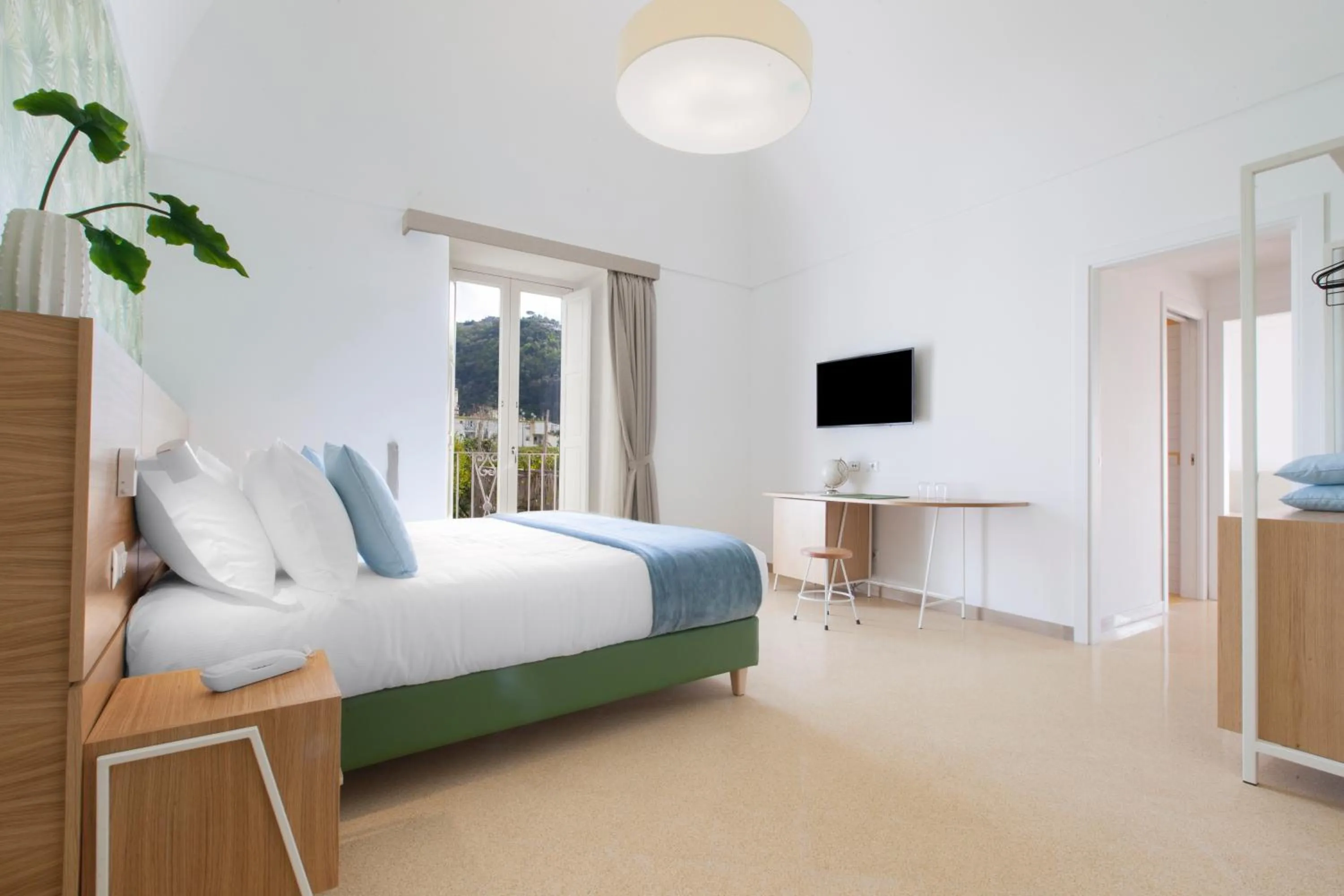 Bedroom, Bed in Unconventional Sorrento Coast