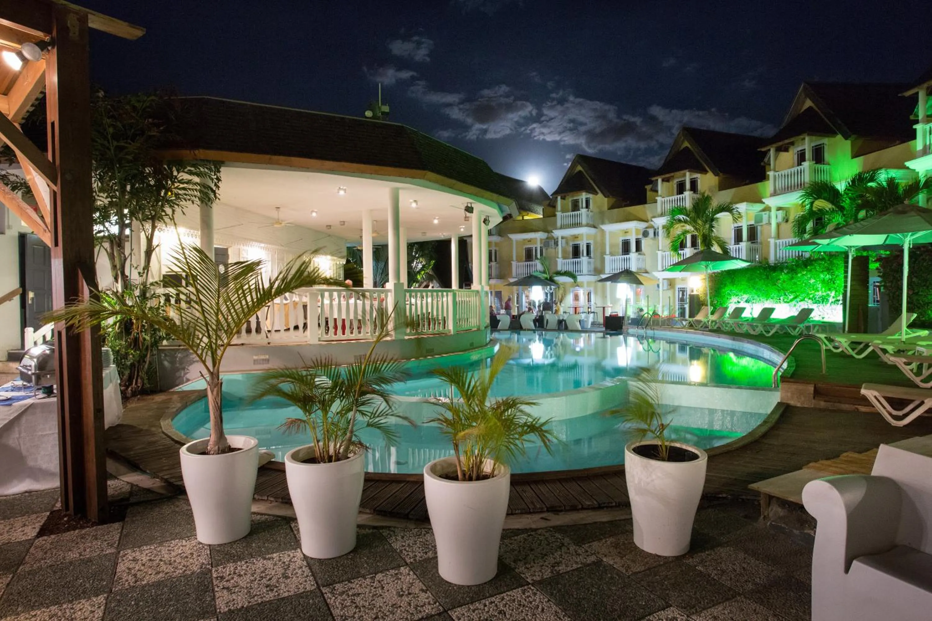 Night, Swimming Pool in Ermitage Boutik Hotel/ Blue Beach