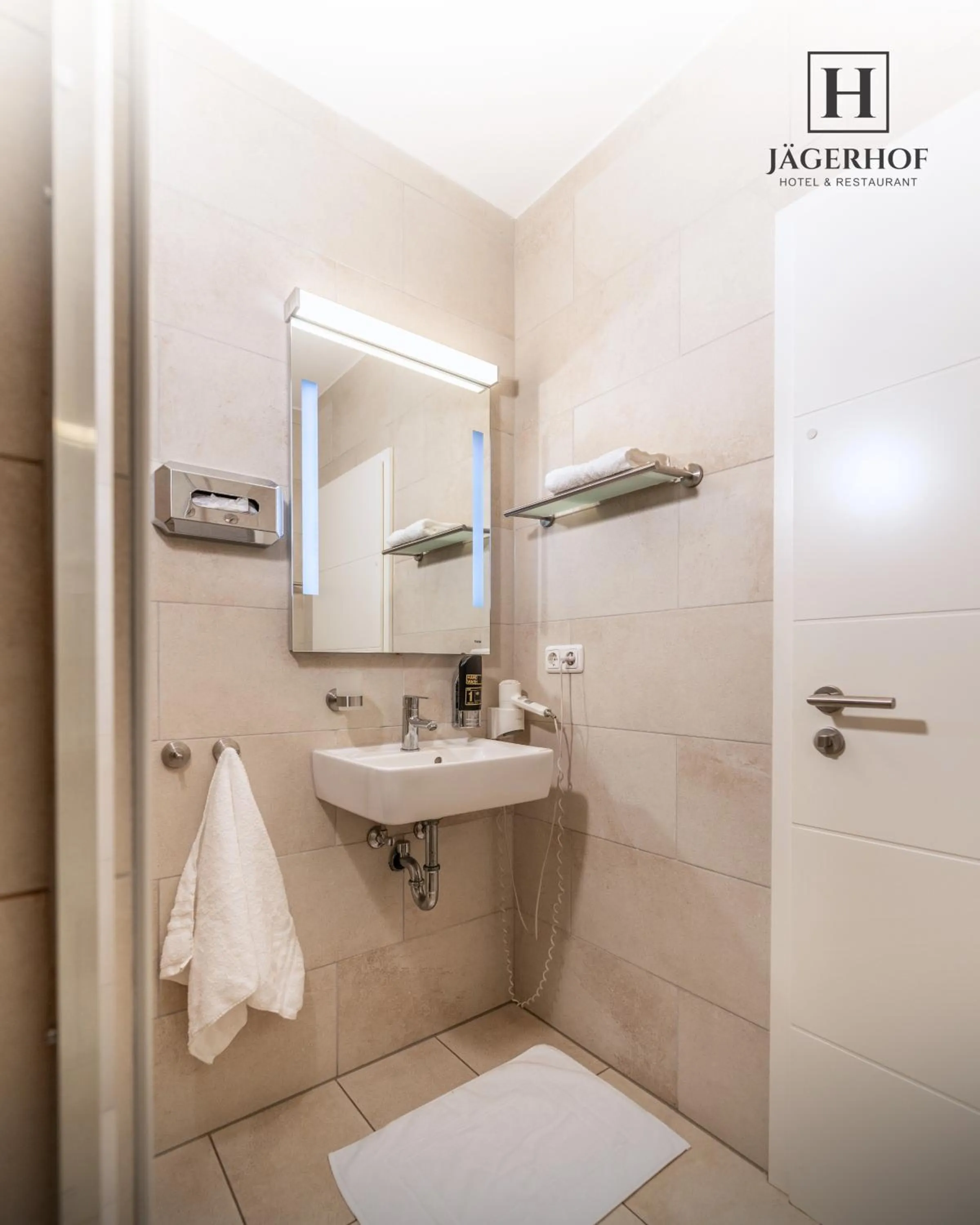 Shower in Hotel Restaurant Jaegerhof