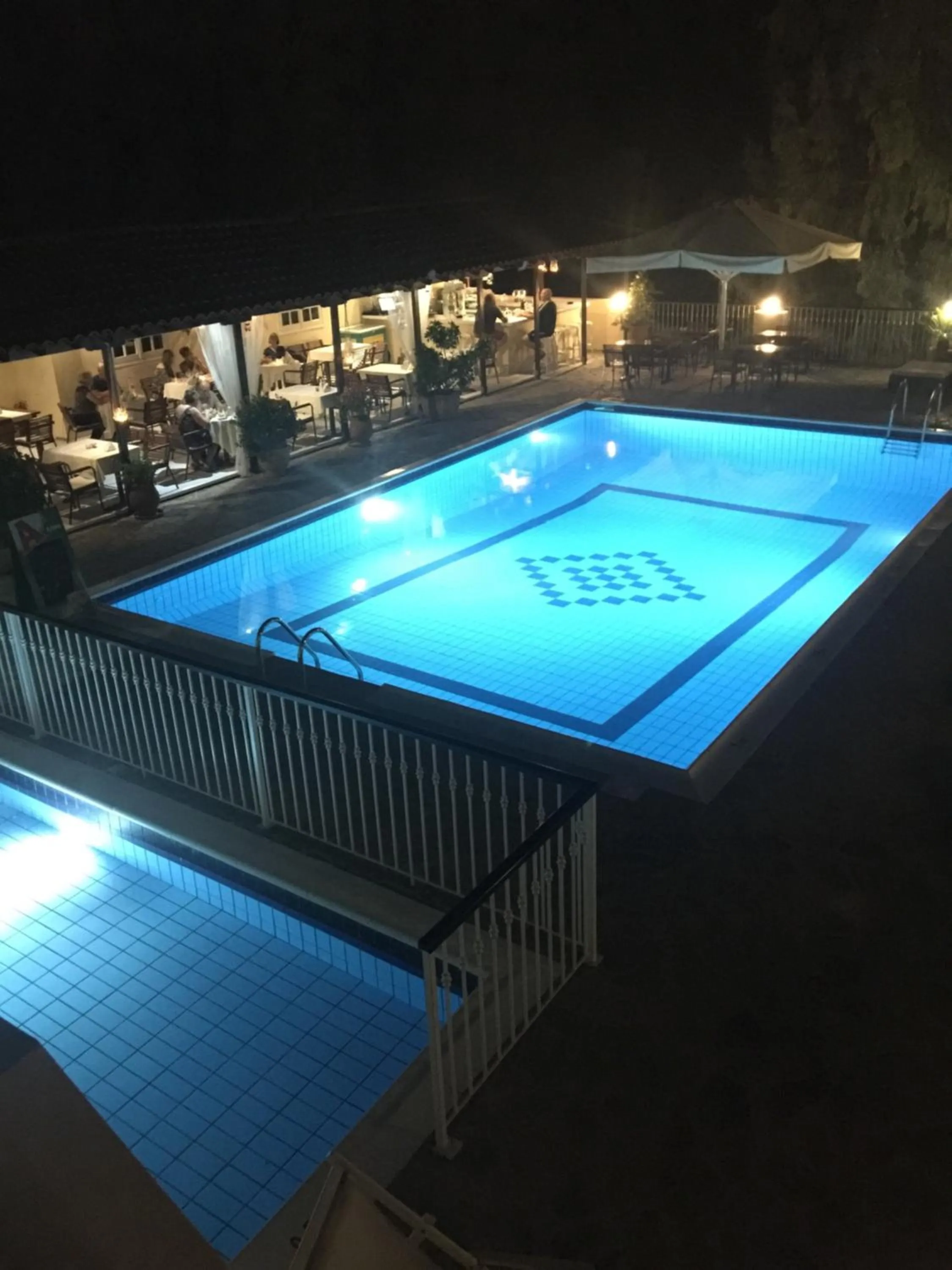 Pool view in Hermes Hotel