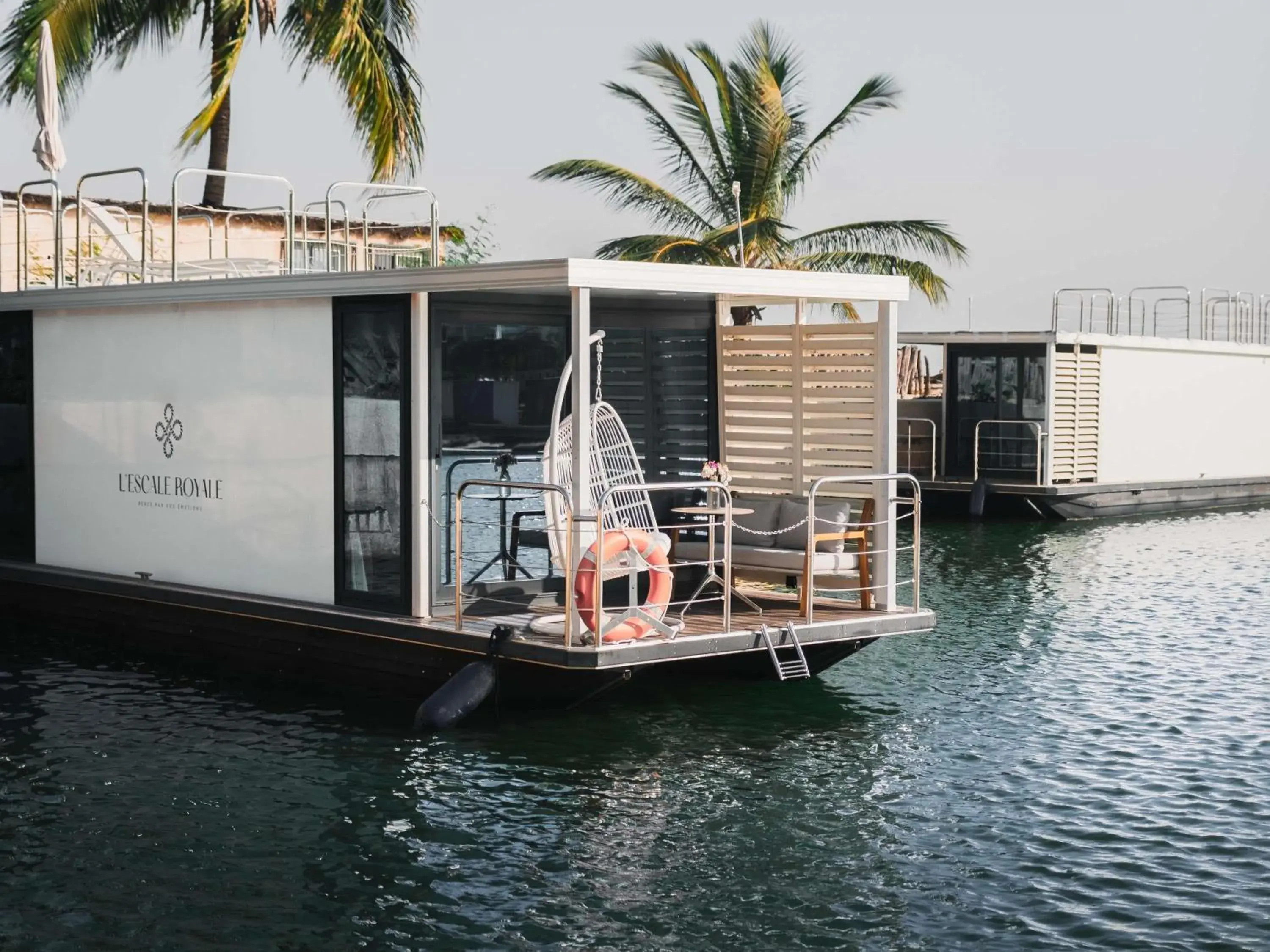 Crystal Floating Room with Spa Bath and Rooftop with Ocean View in Movenpick Resort Lamantin Saly Crystal Floating Room with Spa Bath and Rooftop with Ocean View in Movenpick Resort Lamantin Saly