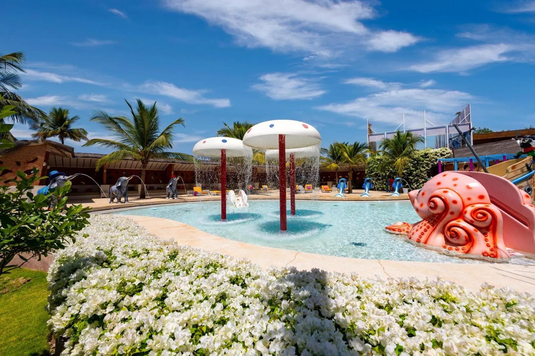Children play ground in Movenpick Resort Lamantin Saly