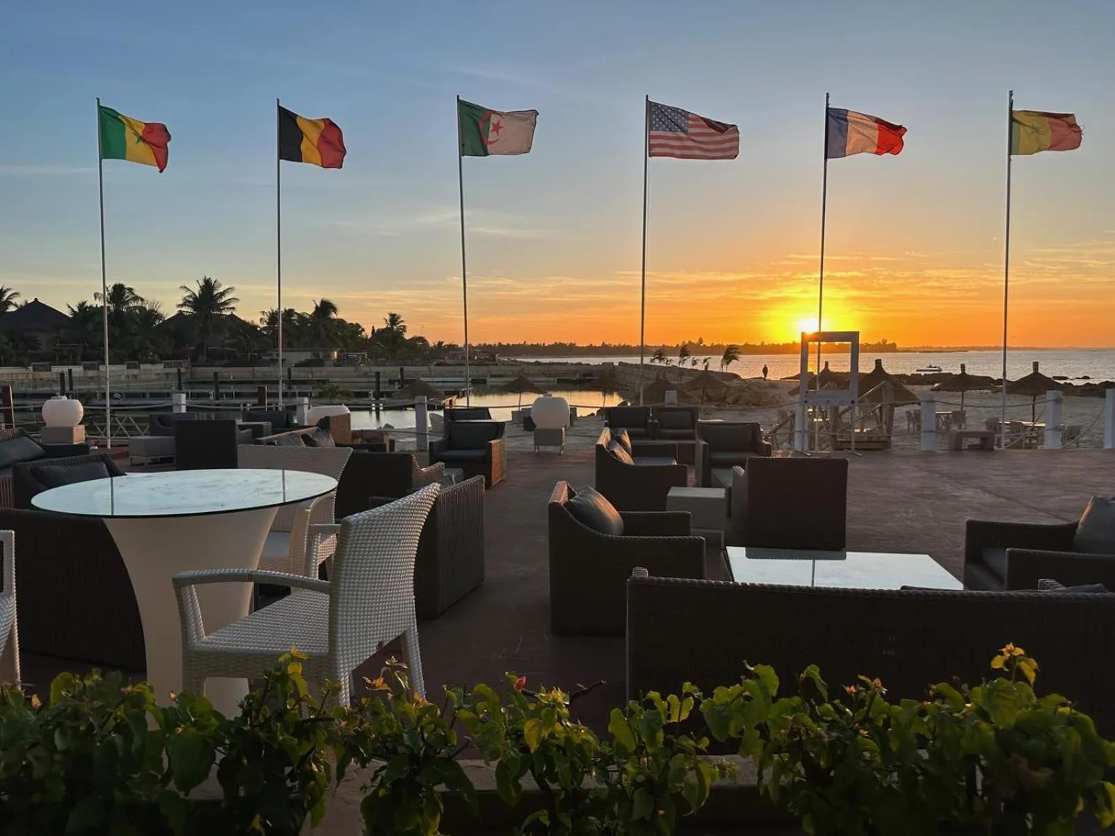 Sea view in Movenpick Resort Lamantin Saly