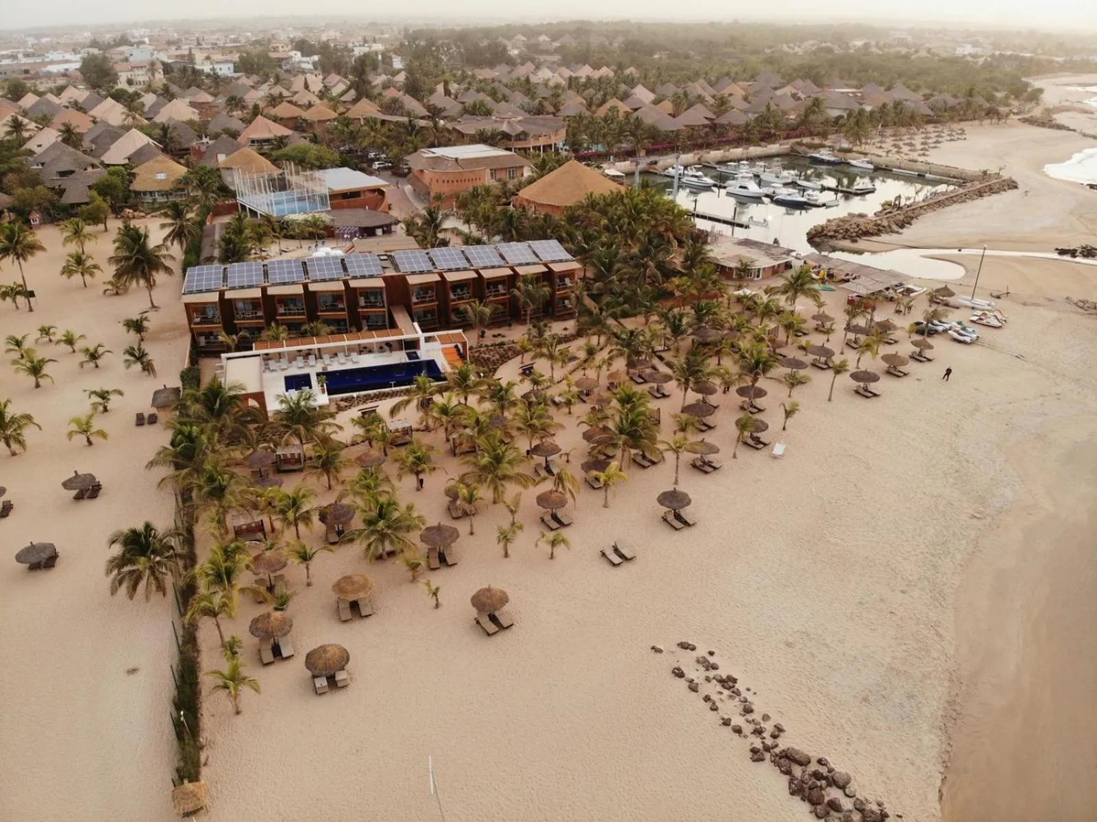 Bird's eye view in Movenpick Resort Lamantin Saly