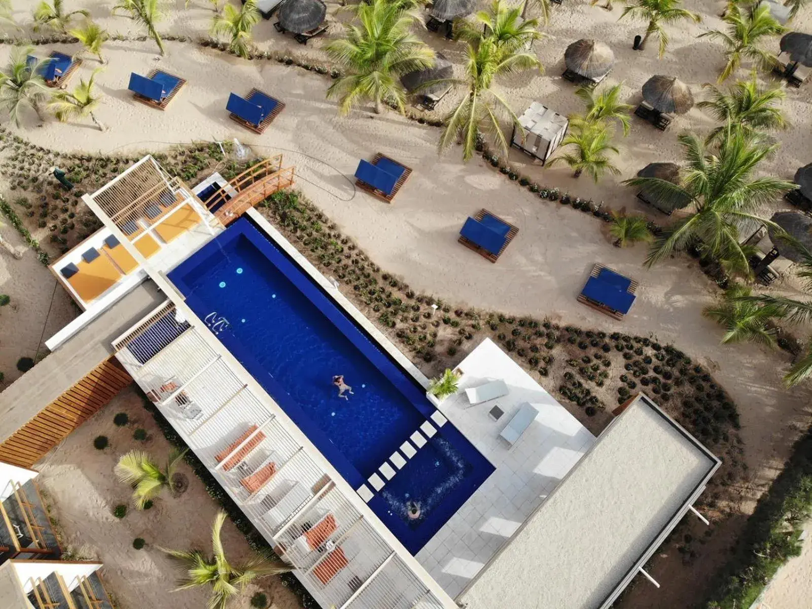 Pool view in Movenpick Resort Lamantin Saly Pool view in Movenpick Resort Lamantin Saly