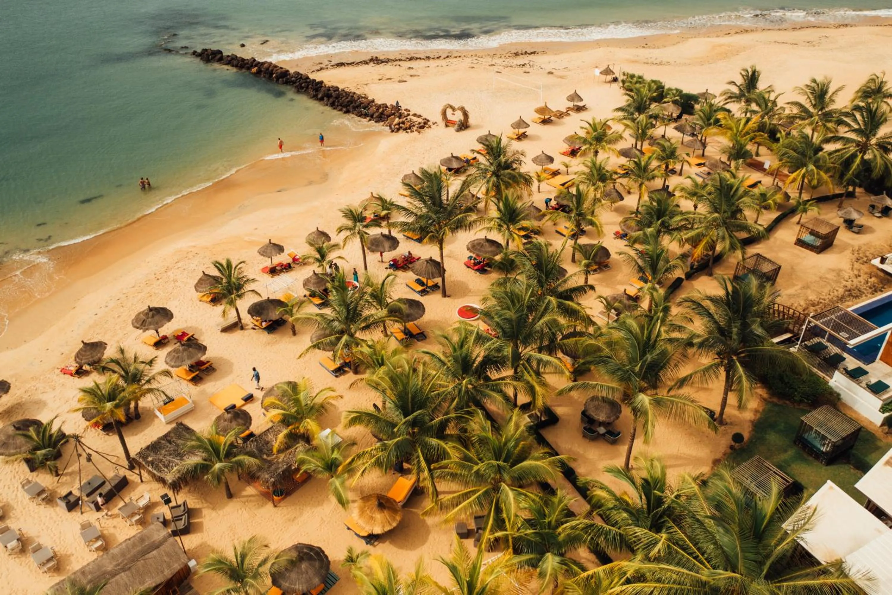 Bird's eye view in Movenpick Resort Lamantin Saly
