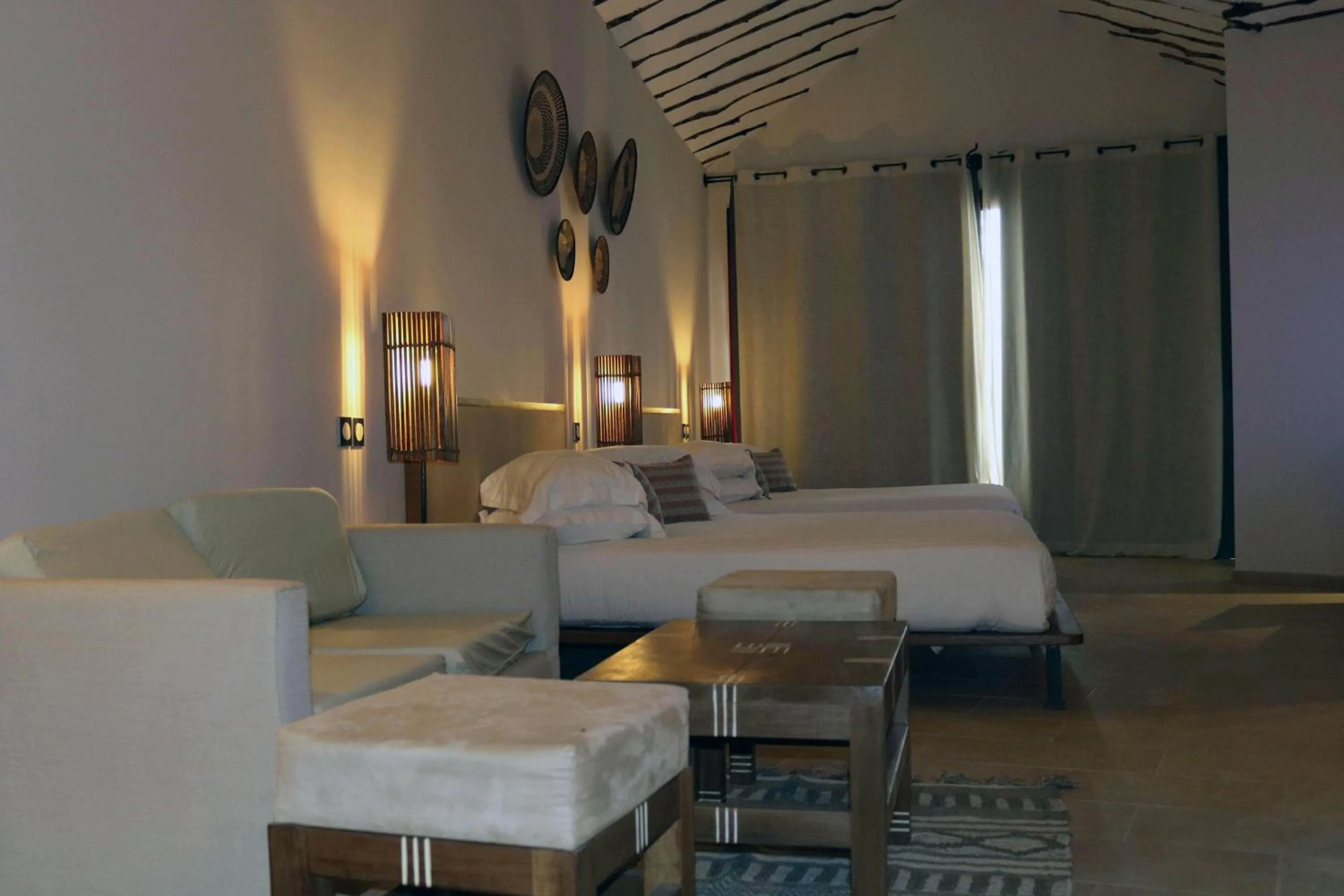 Decorative detail, Bed in Movenpick Resort Lamantin Saly