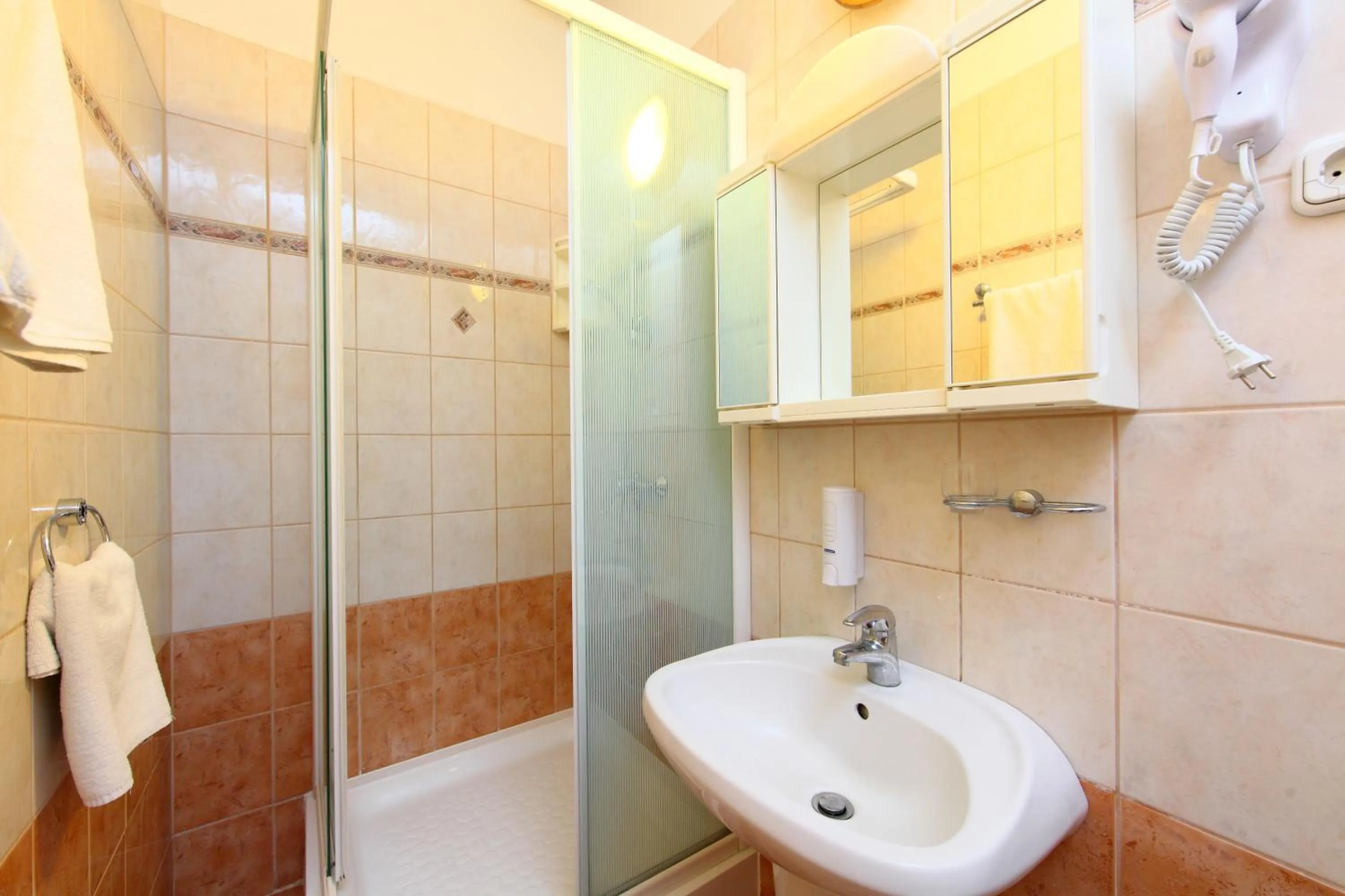 Bathroom in Hotel Blaha Lujza