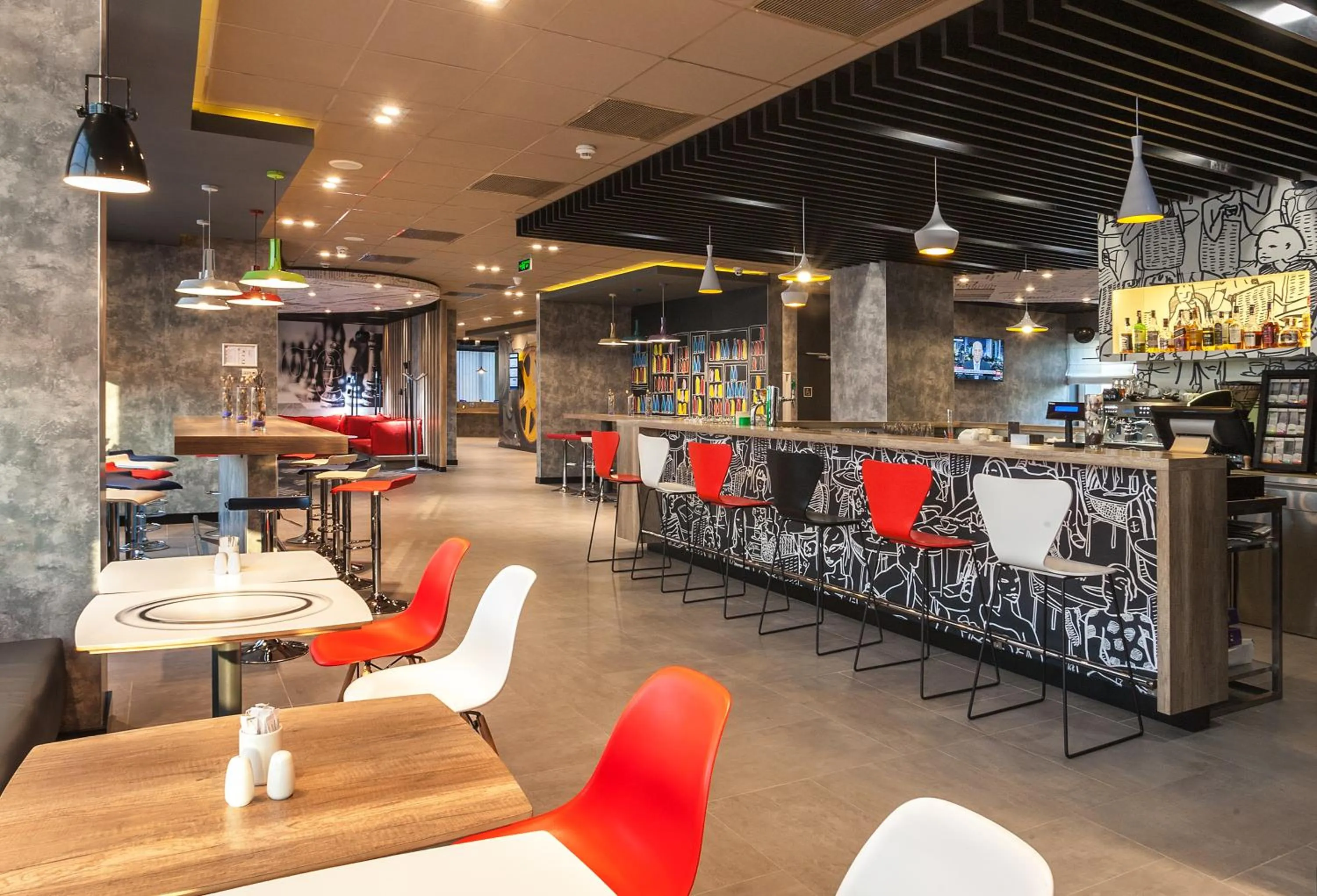 Lounge or bar in ibis Kyiv Railway Station