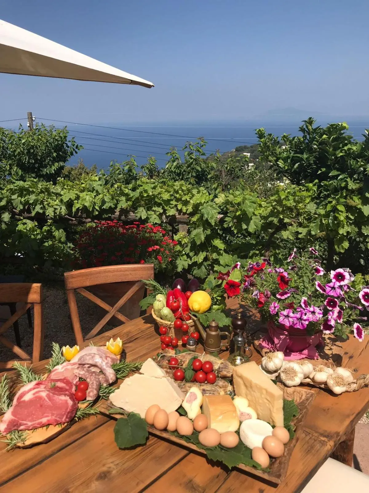 Food close-up in Agriturismo del Sole