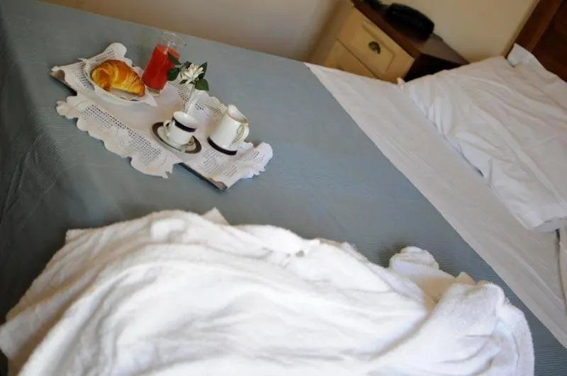 Decorative detail, Bed in Hotel Fly