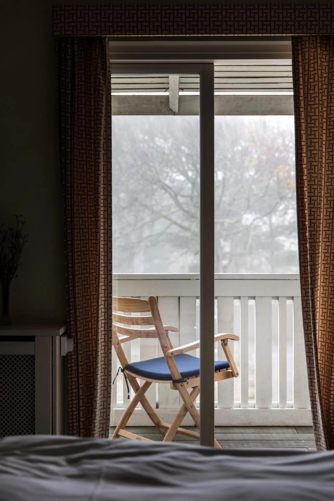 Balcony/Terrace, Bed in Helenekilde Badehotel