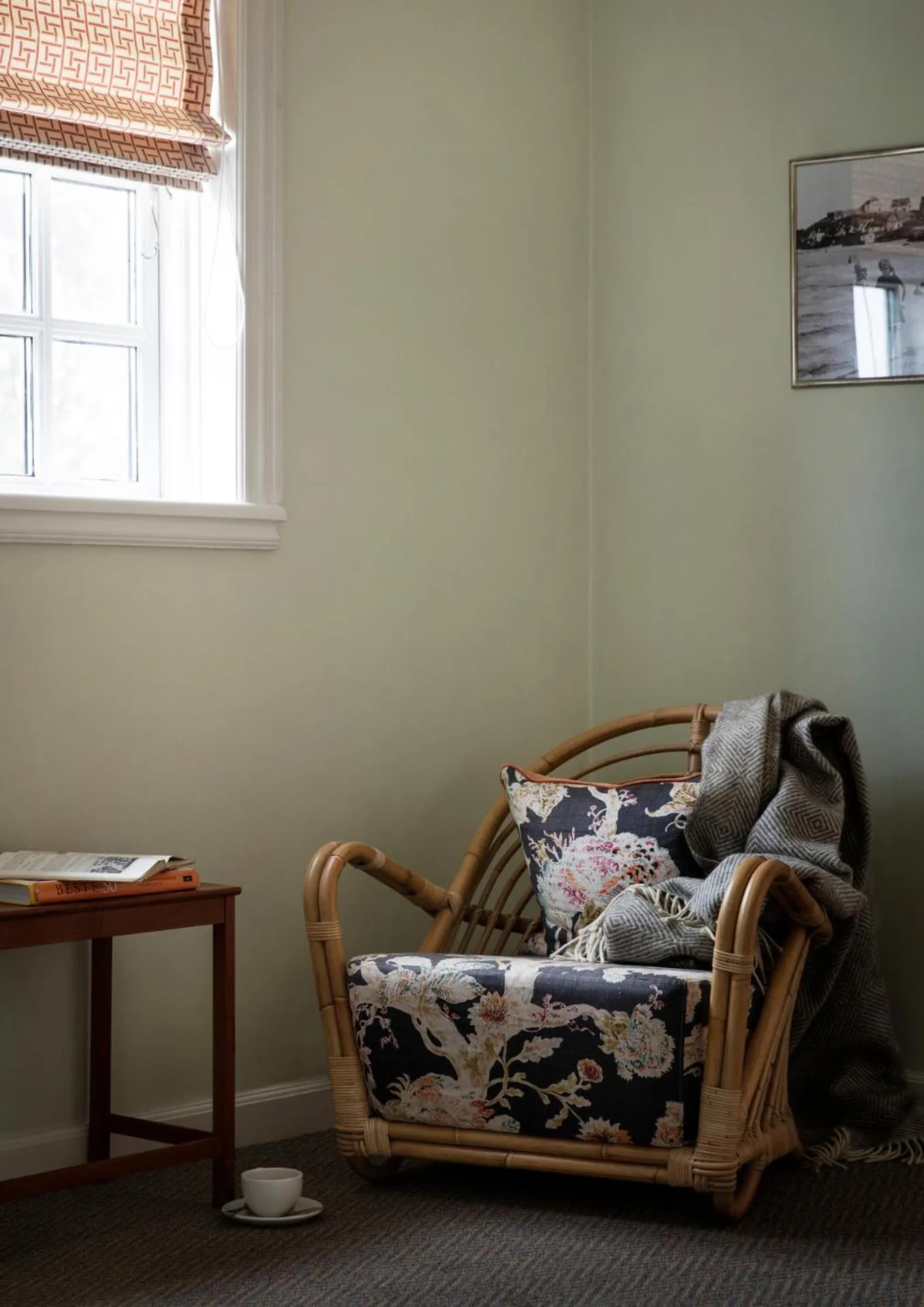 Decorative detail, Bed in Helenekilde Badehotel