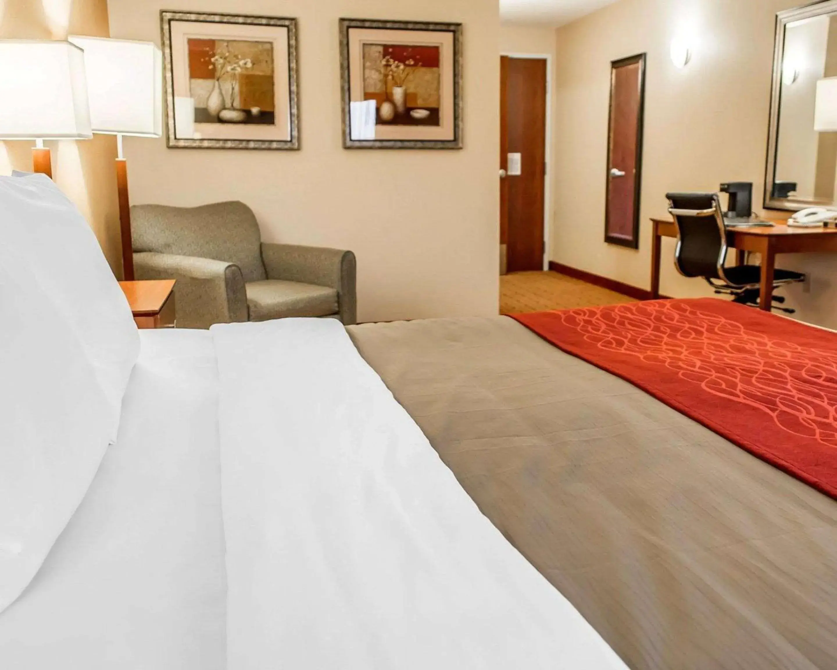 Photo of the whole room, Bed in Comfort Inn And Suites Franklin