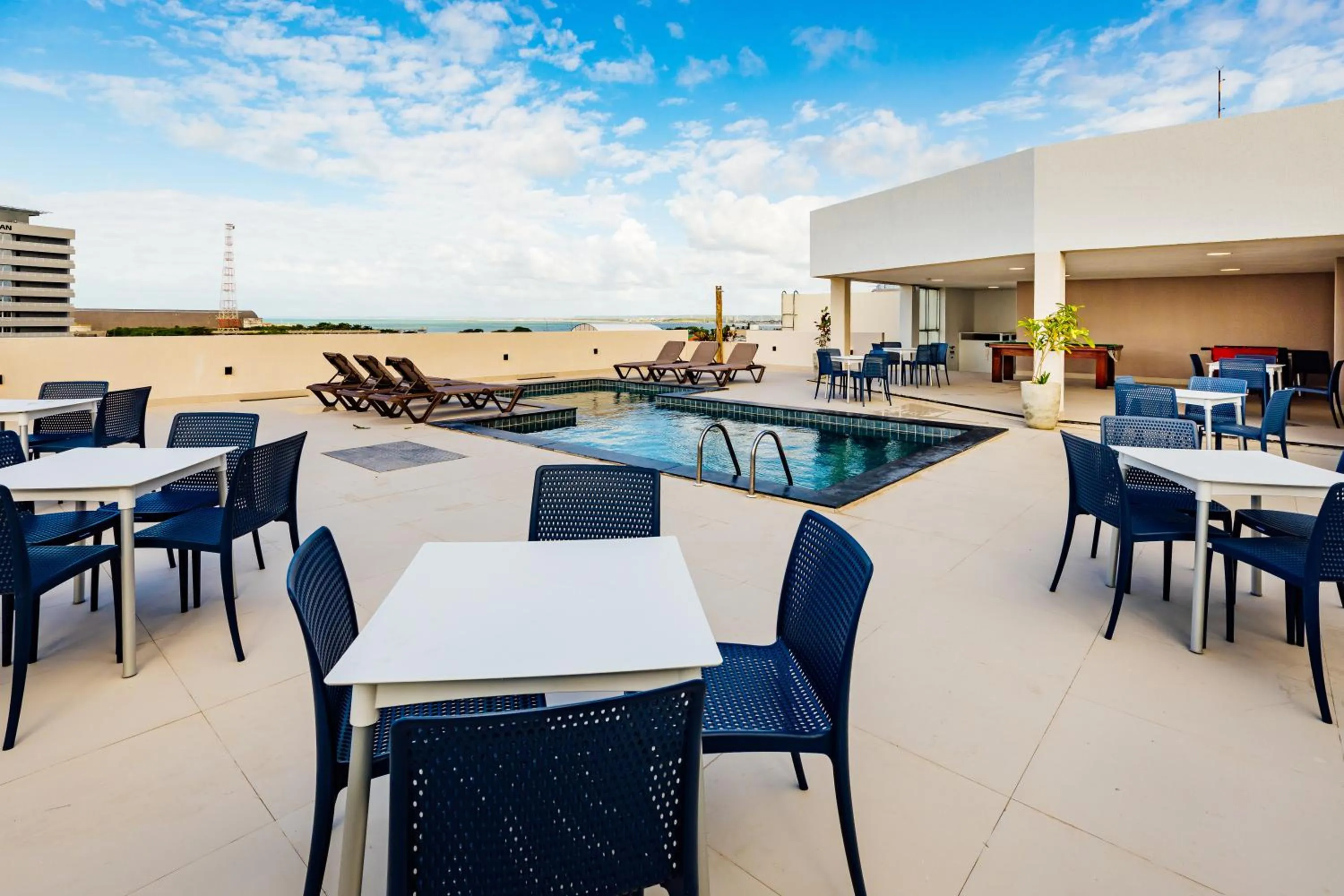 Pool view in El Aram Beach Express
