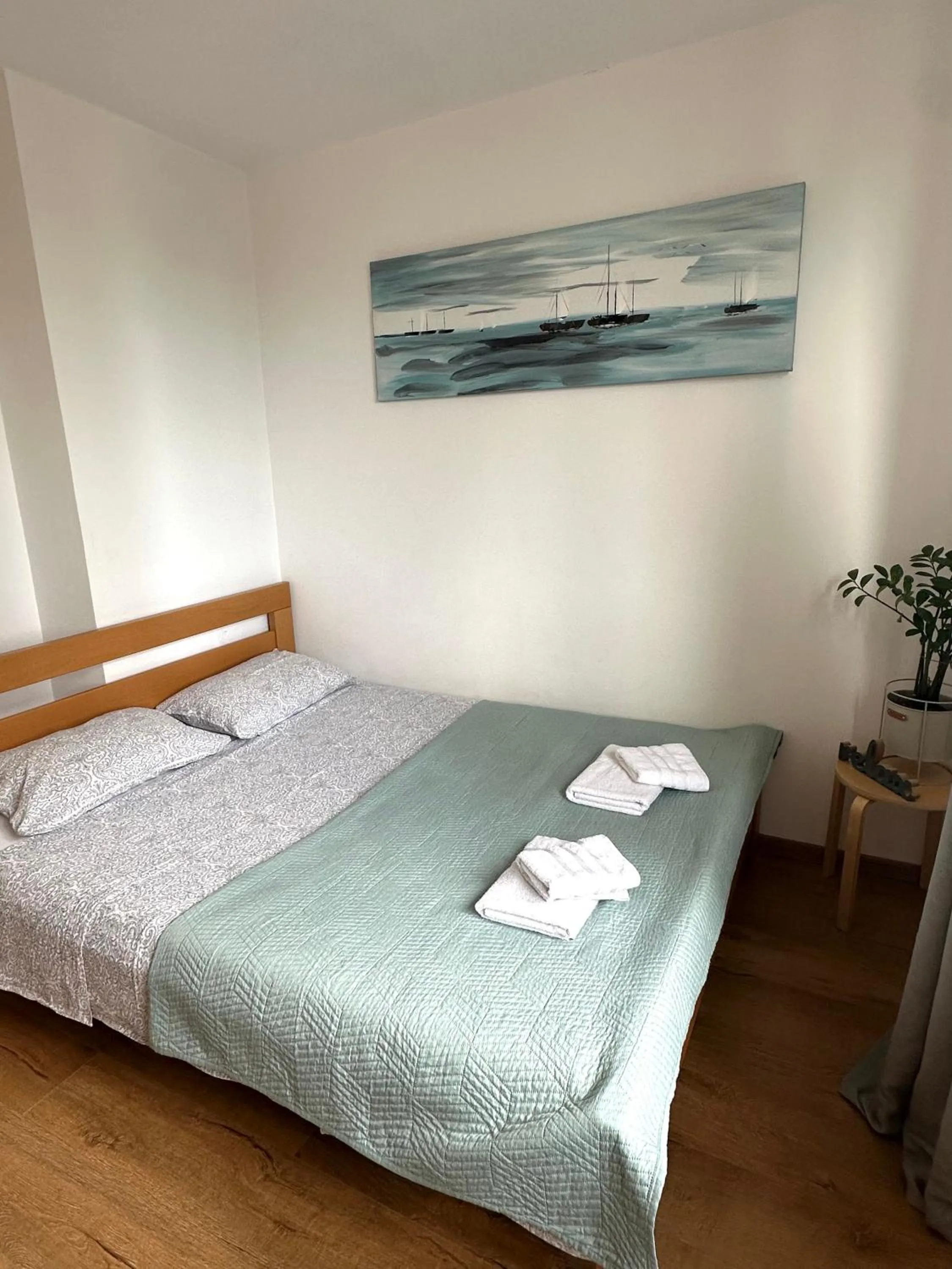 Bed in Bardolino Apartment