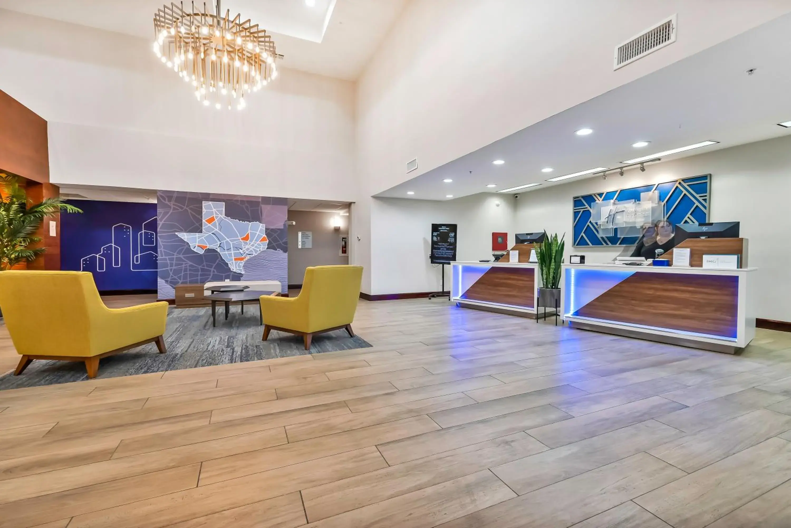 Lobby or reception in Holiday Inn Express Palestine by IHG Lobby or reception in Holiday Inn Express Palestine by IHG