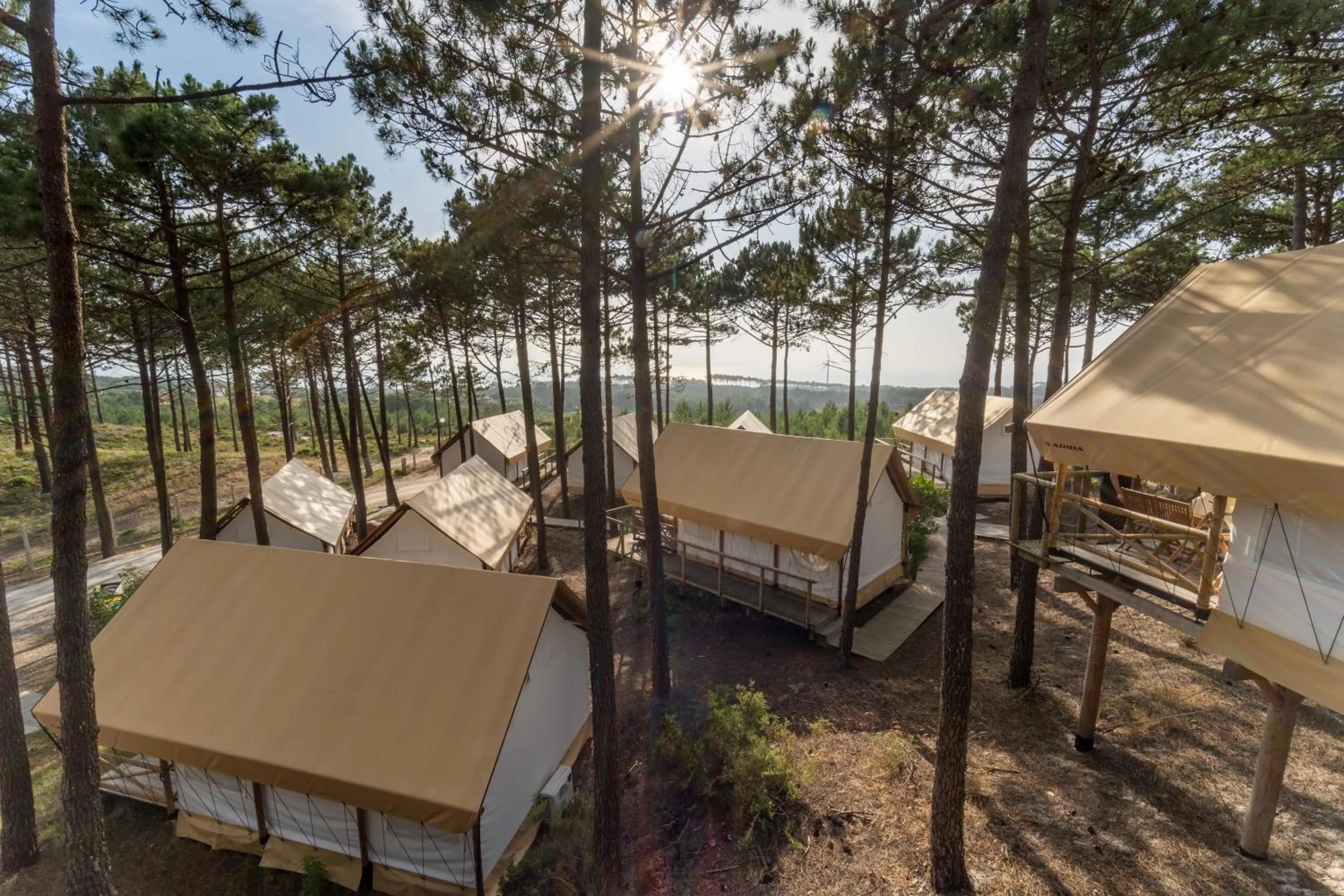 Bird's eye view in Ohai Nazaré Outdoor Resort
