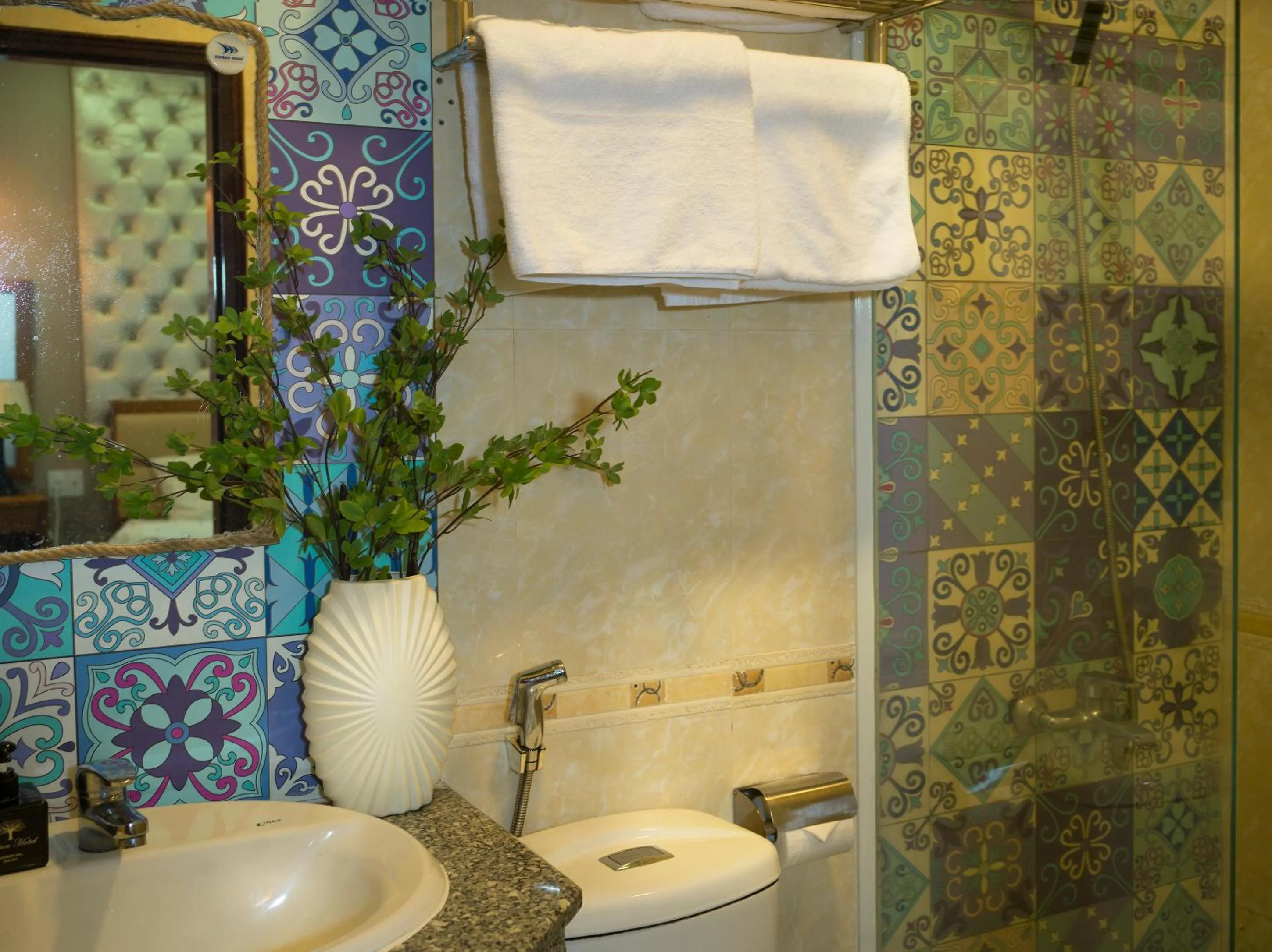 Bathroom in Vilion Boutique Hotel Ben Thanh